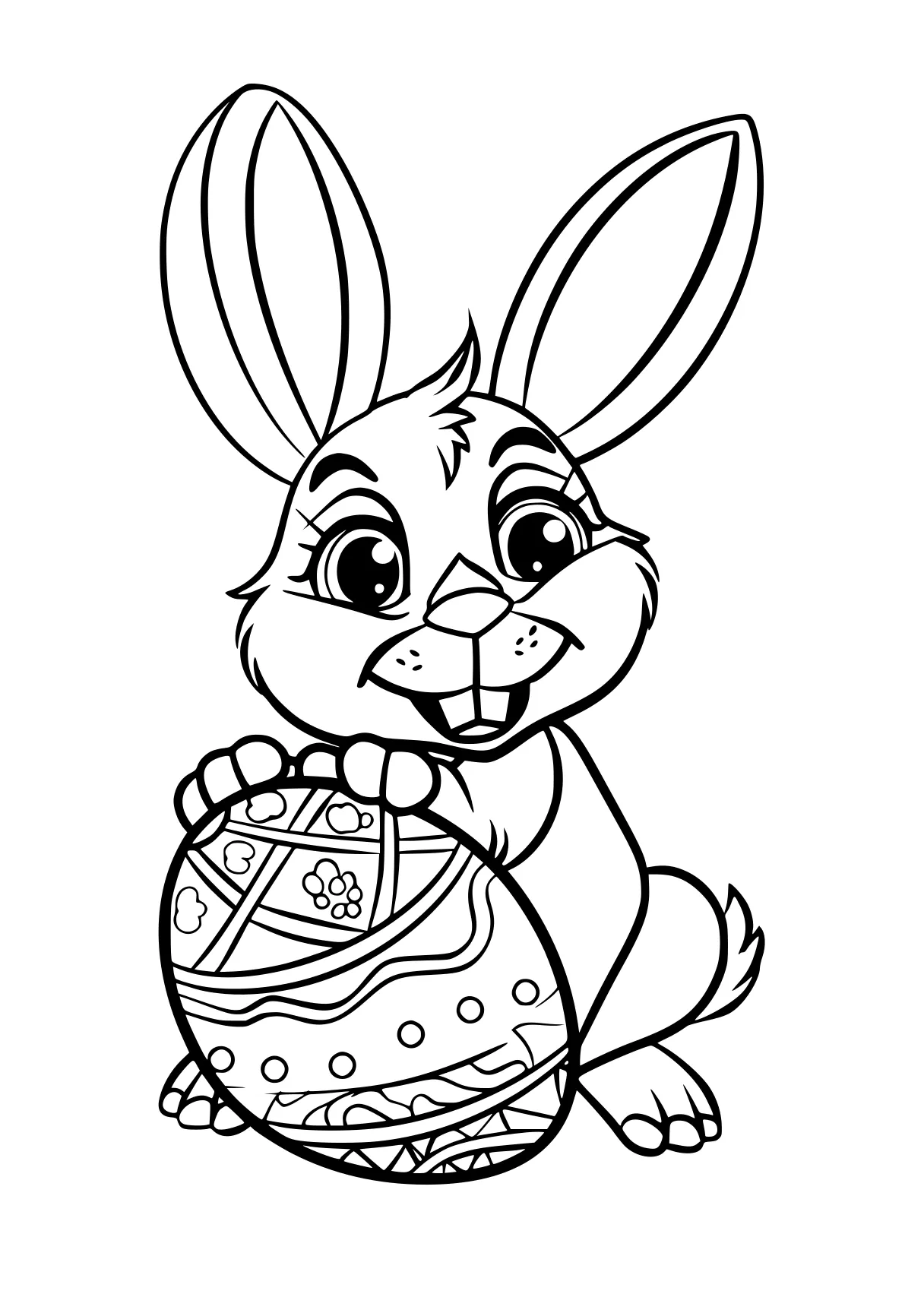 printable easter coloring pages, rabbit, bunny, illustrator, free page downloads