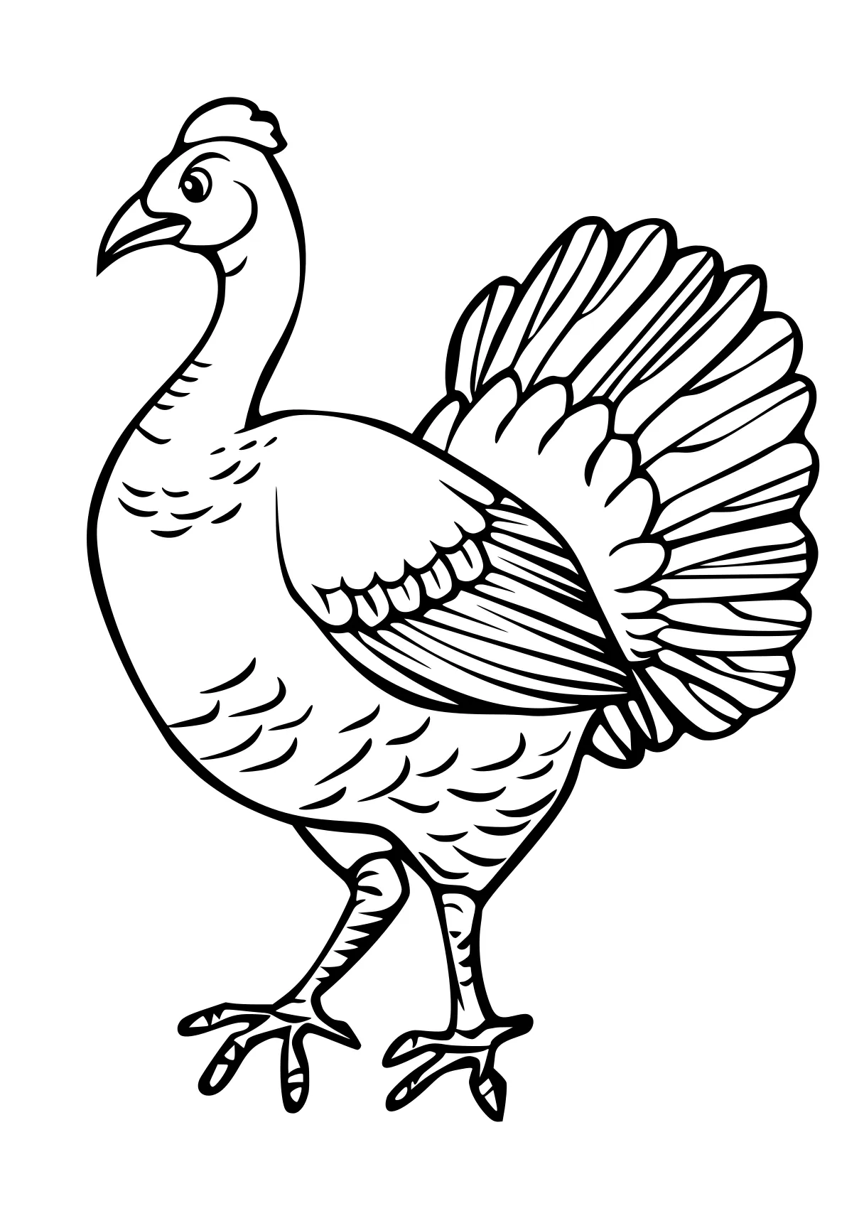 turkey coloring rooster, therizinosaurus, peacock, turkey, free page downloads