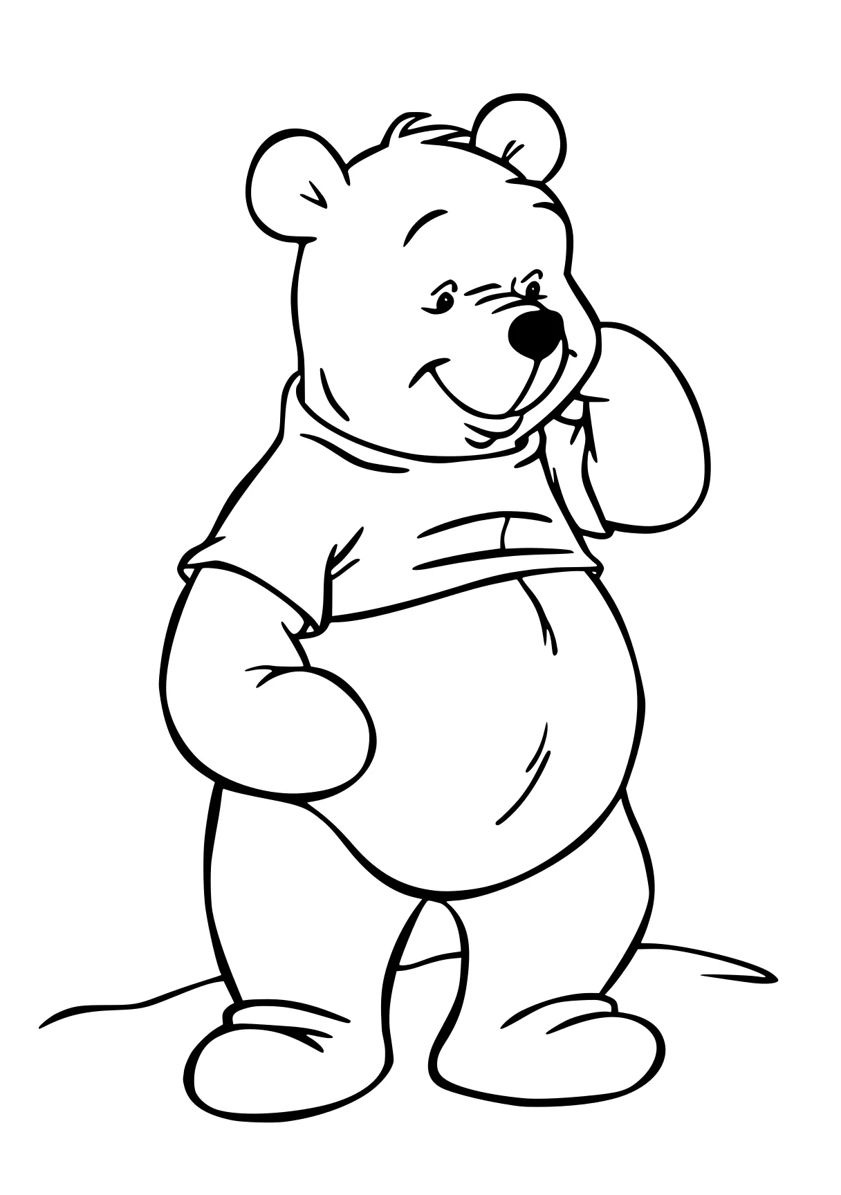 pooh bear coloring pages pooh, bear, winnie, fazbear, teddy, free page downloads