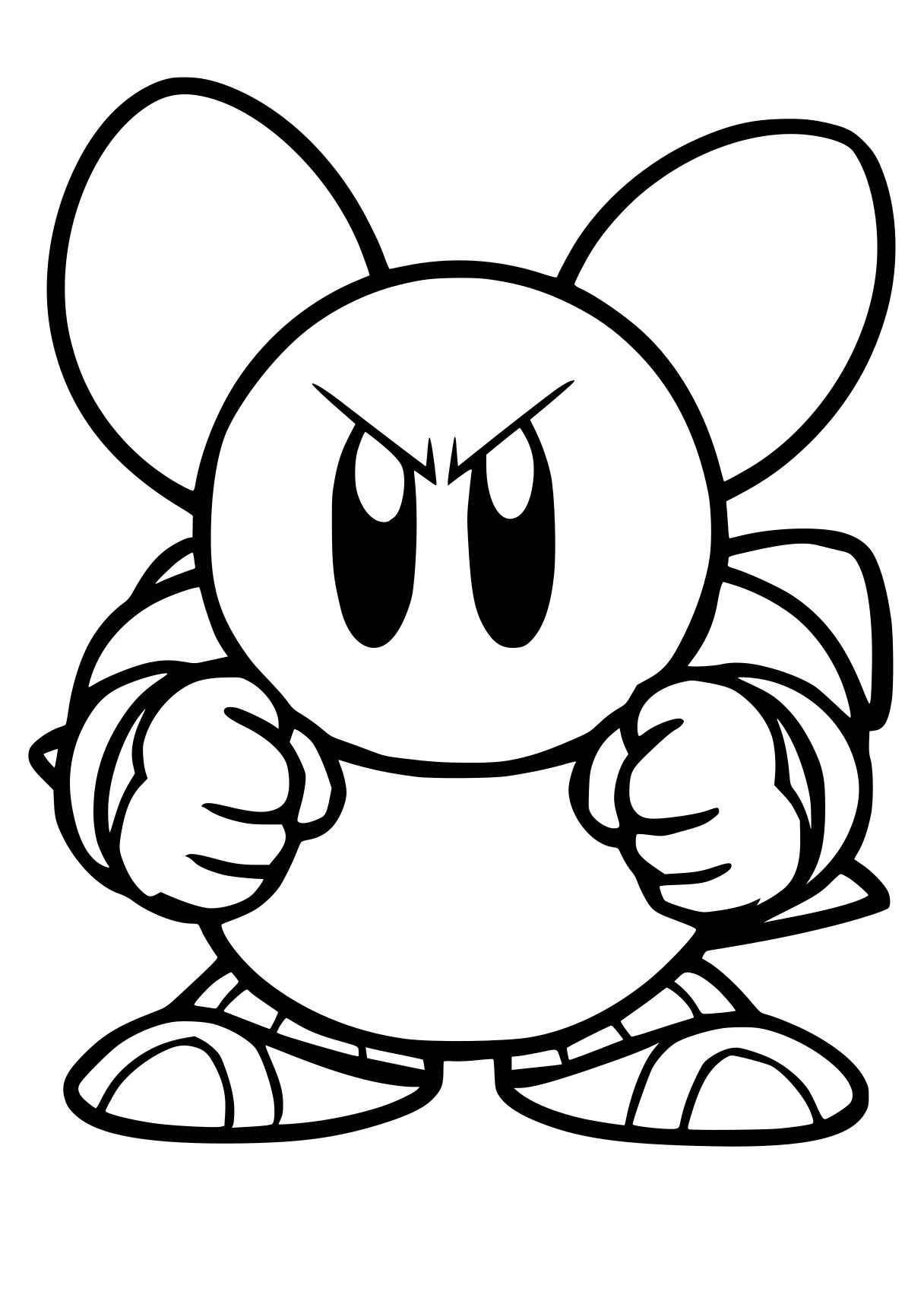 kirby coloring pages toad, yoshi, kirby, mouse, mario, free page downloads