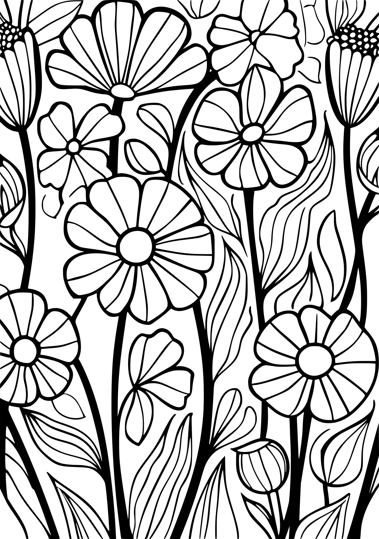 coloring sheets to print, pattern, patterns, flowers, free page downloads