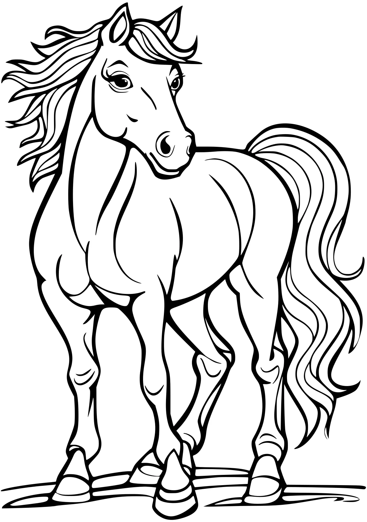 horse printable coloring pages unicorn, horse, pony, pegasus, caticorn, free page downloads