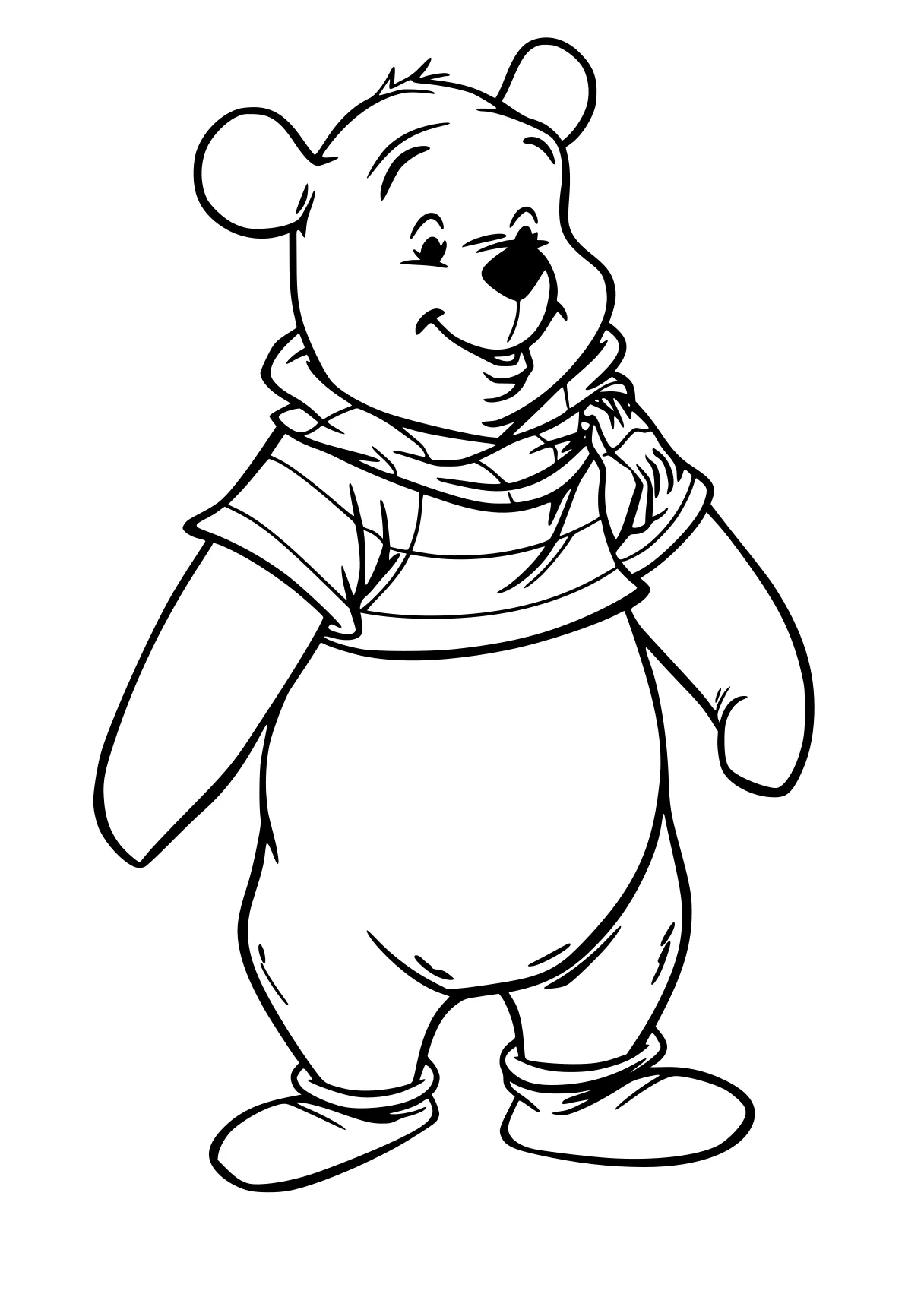 winnie the pooh coloring pages pooh, winnie, piglet, bear, arthur, free page downloads