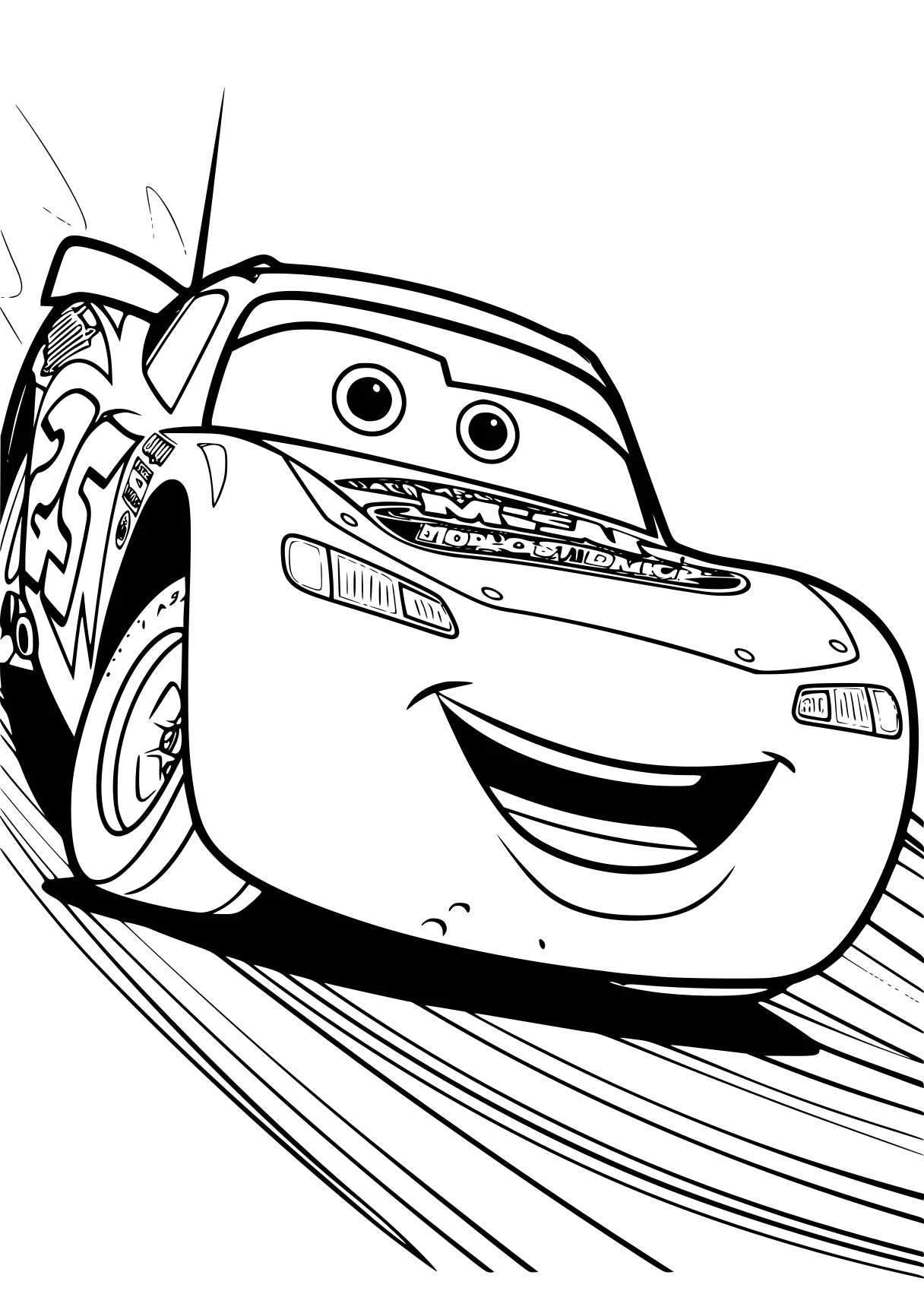 mcqueen coloring page car, cars, mater, nascar, robocar, free downloads