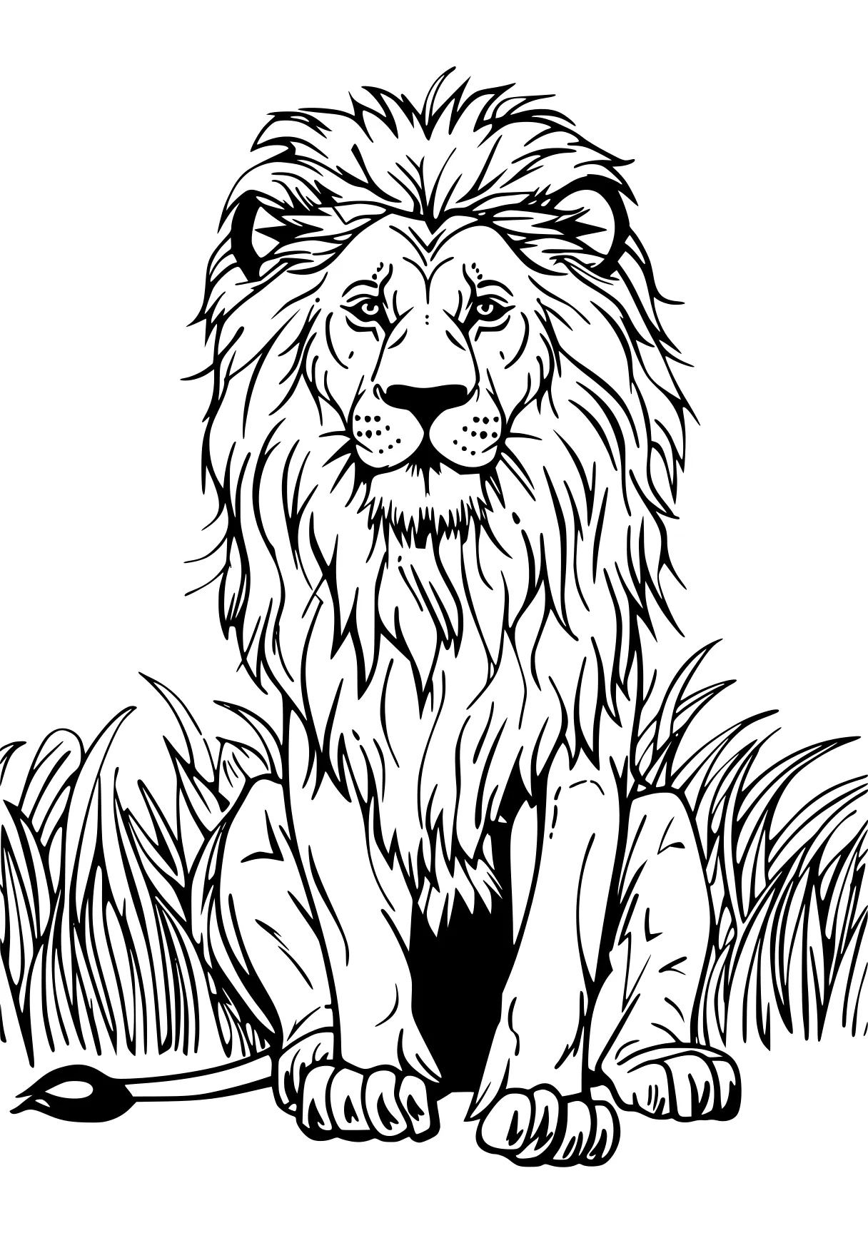 lion coloring pages lion, lions, paw, illustrator, free page downloads