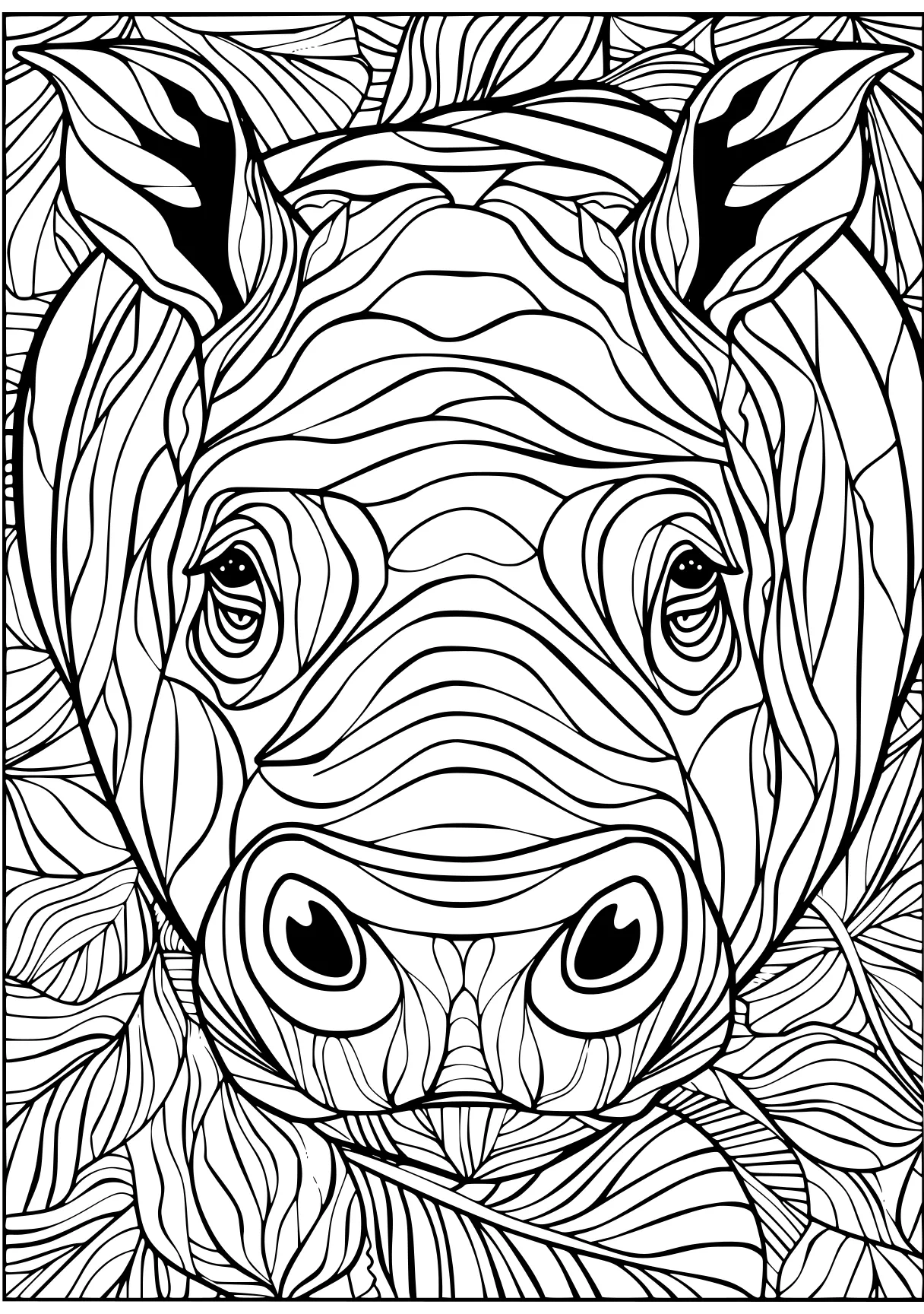 coloring patterns, zentangle, colouring, lion, free page downloads