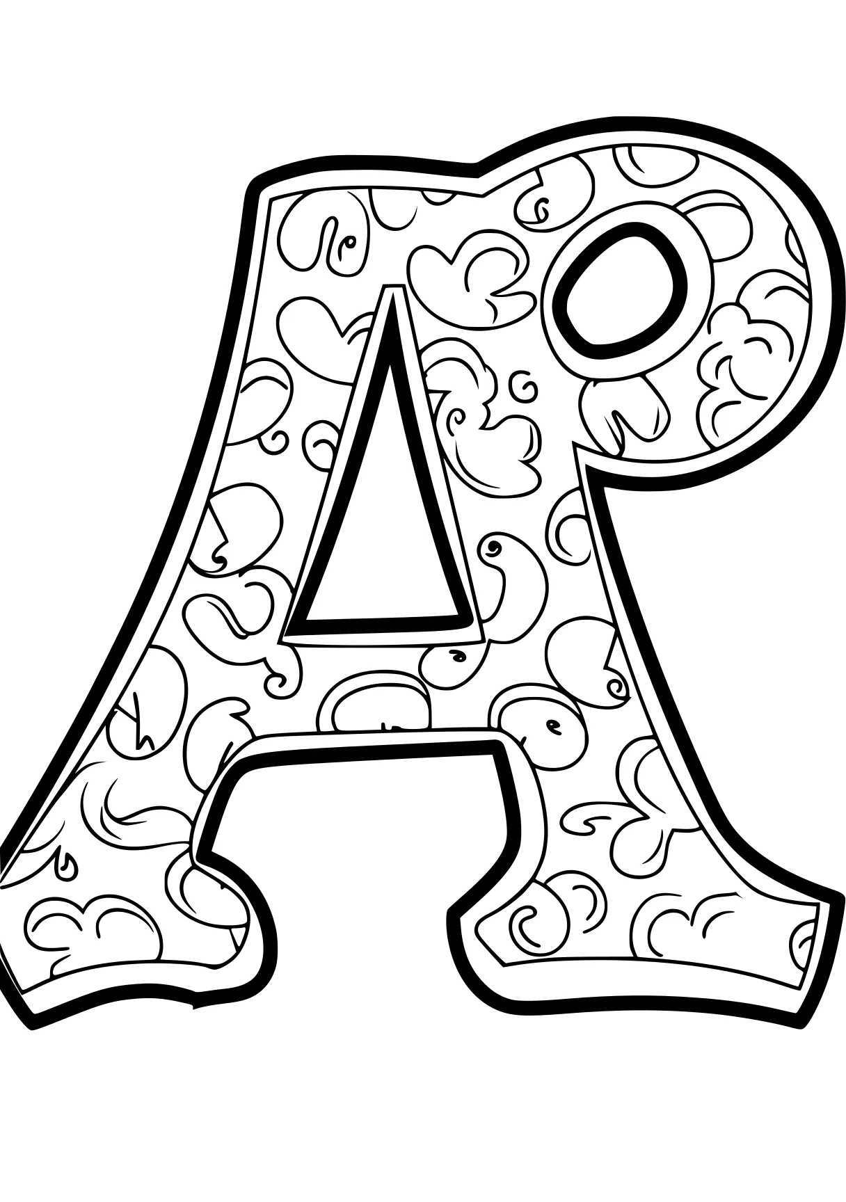 abc coloring pages a4, a, an, alphabet, ark, free page downloads