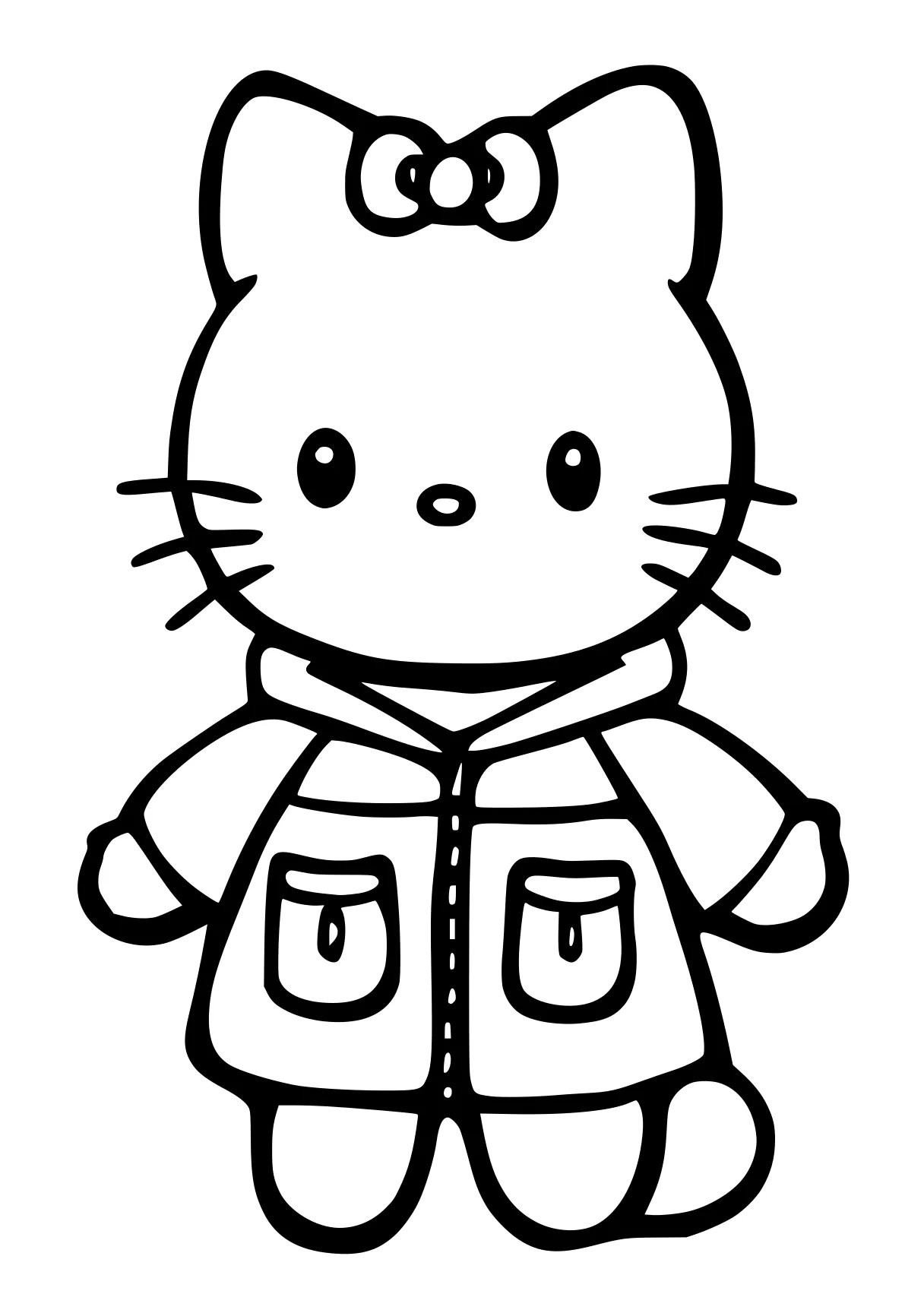 hello kitty coloring book sanrio, kitty, garfield, pooh, unikitty, free page downloads