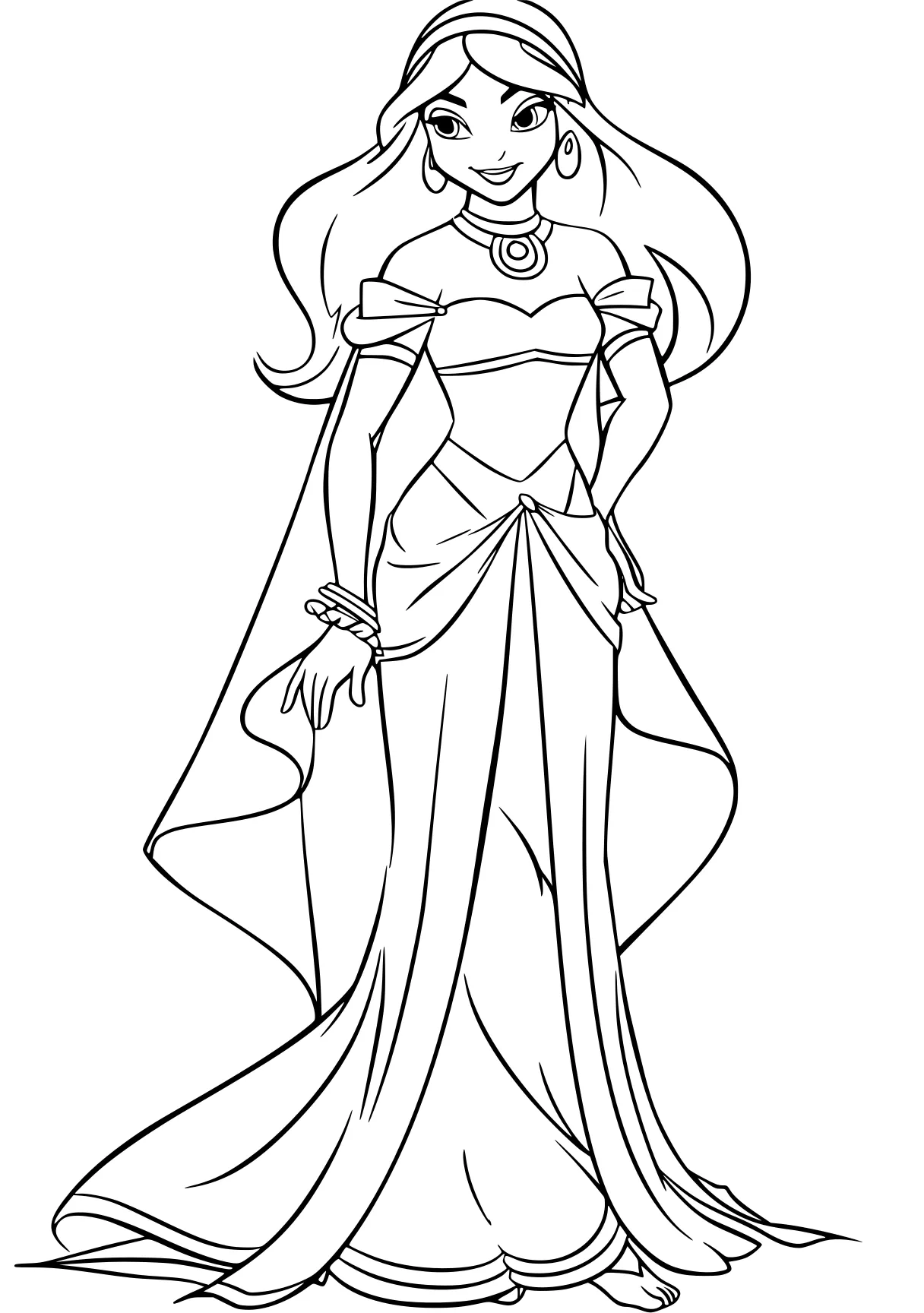 jasmine coloring pages rosalina, widow, princess, diana, jasmine, free page downloads