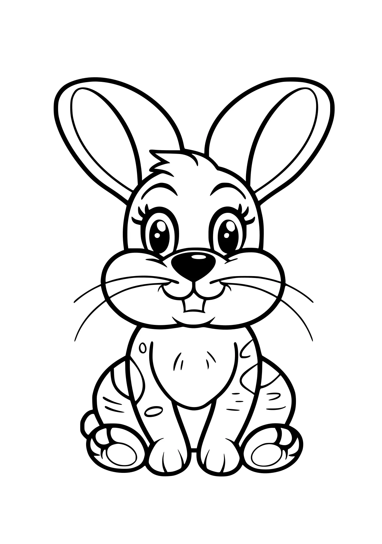 coloring pages pdf bunny, rabbit, scorbunny, free page downloads