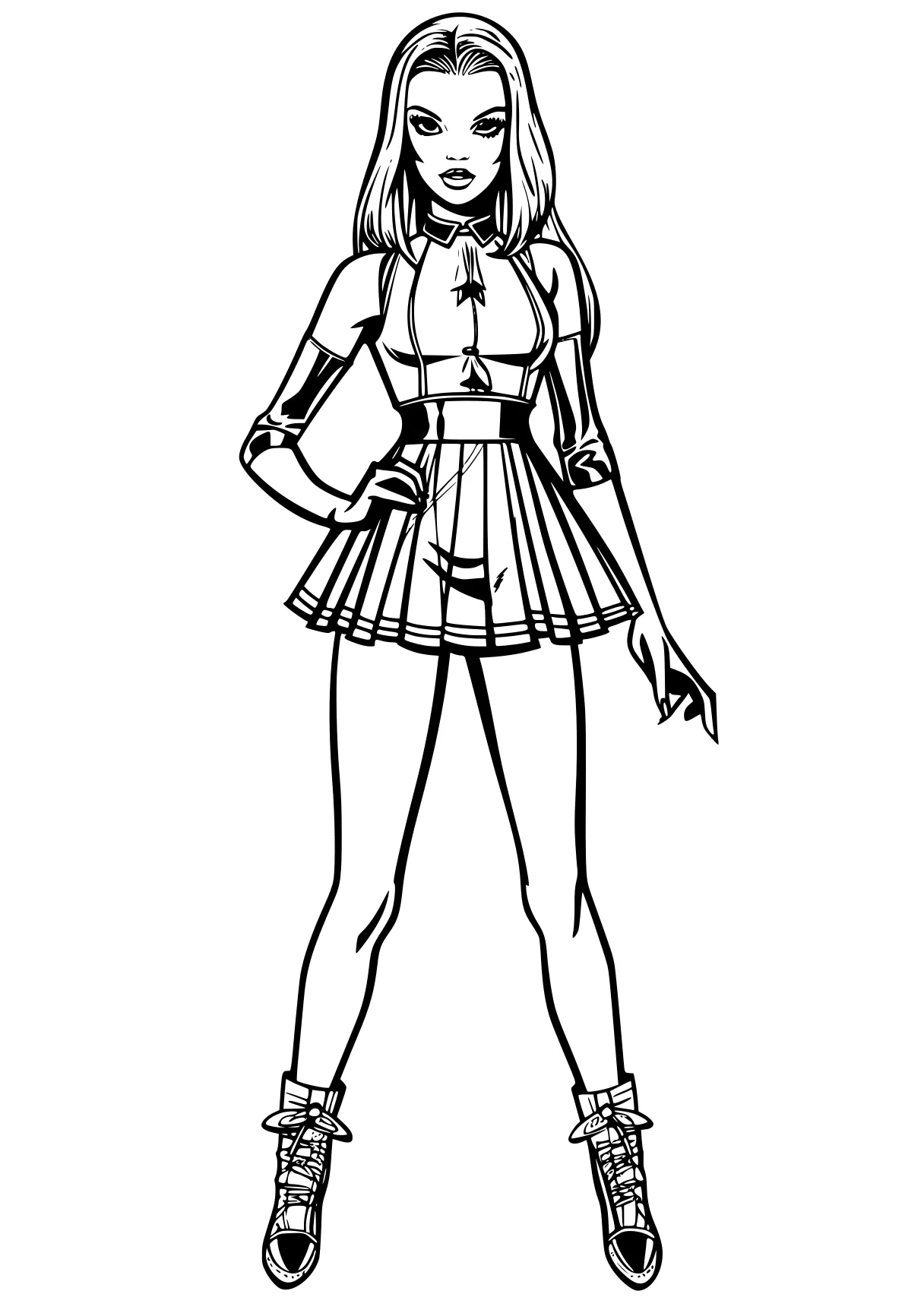 bobbie goods coloring pages sailor, kuromi, girl, harley, pencils, free page downloads