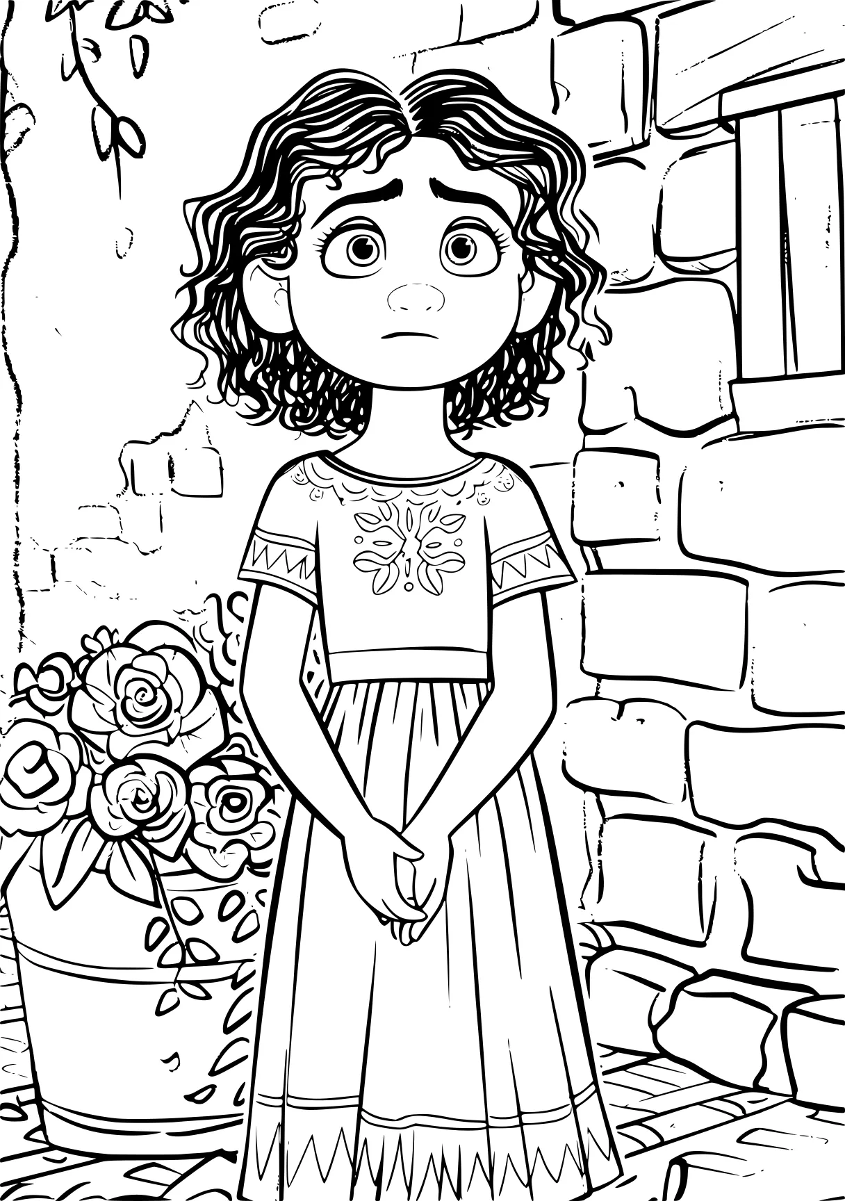 encanto coloring pages moana, coloring, rapunzel, sunflower, rosa, free page downloads