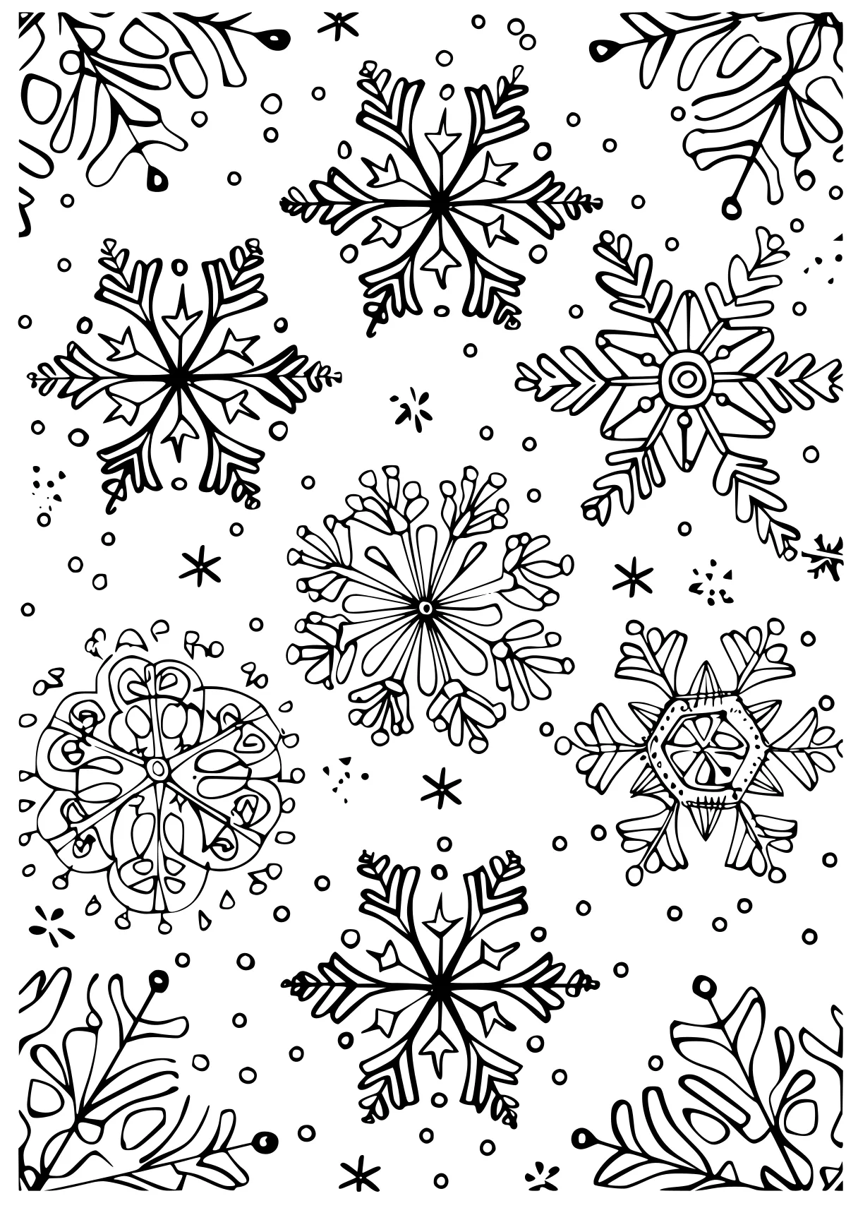 snowflakes coloring pages snowflakes, zentangle, pattern, mandalas, free page downloads