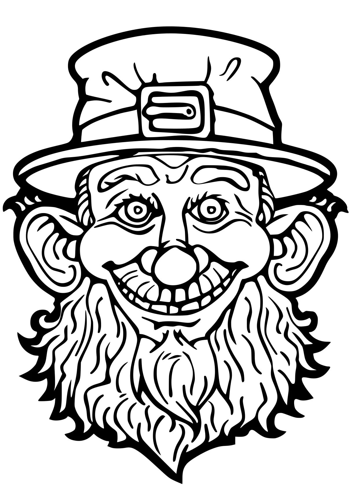 saint patrick's day coloring pages monkey, gnome, leprechaun, lion, illustrator, free page downloads