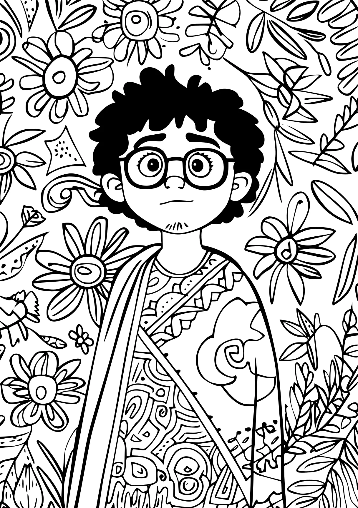 encanto colouring pages, colouring, potter, illustrator, free coloring page downloads