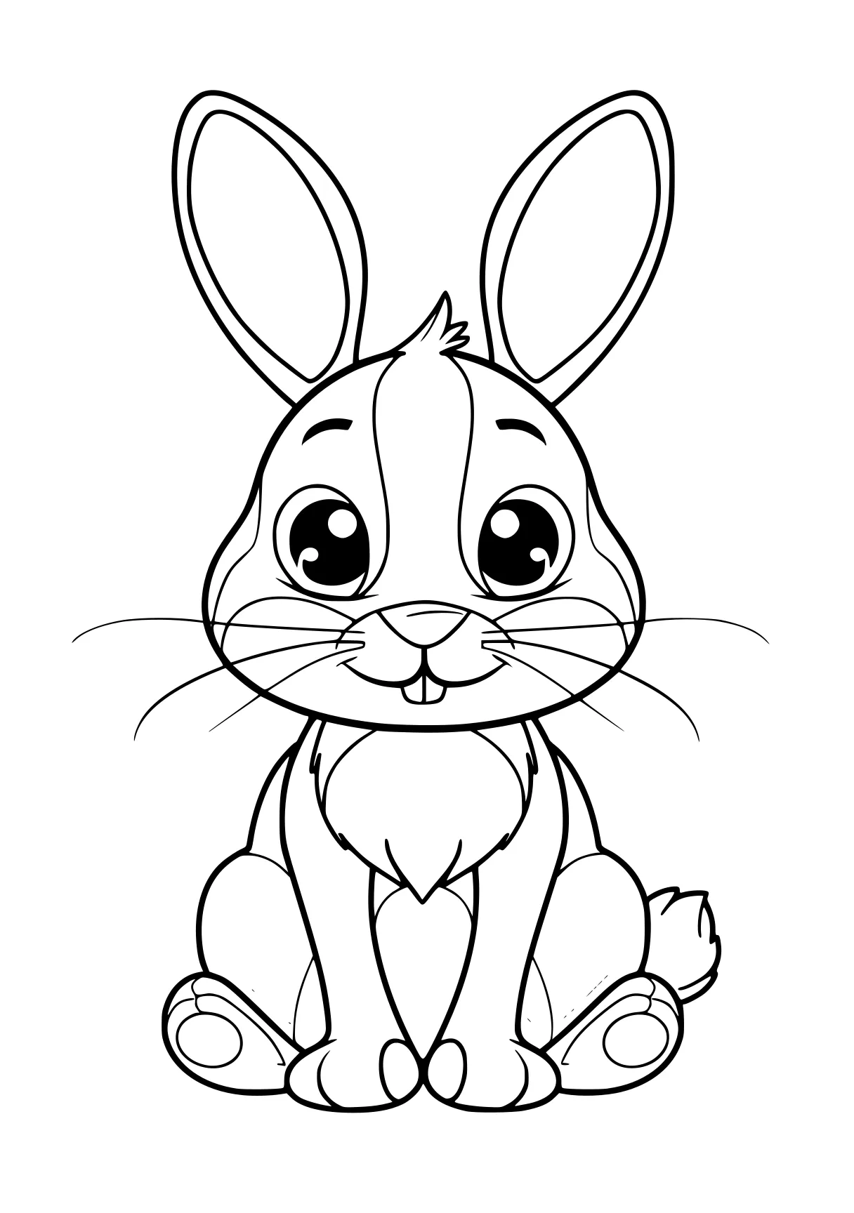 bunny coloring page bunny, rabbit, alvin, bunzo, illustrator, free downloads