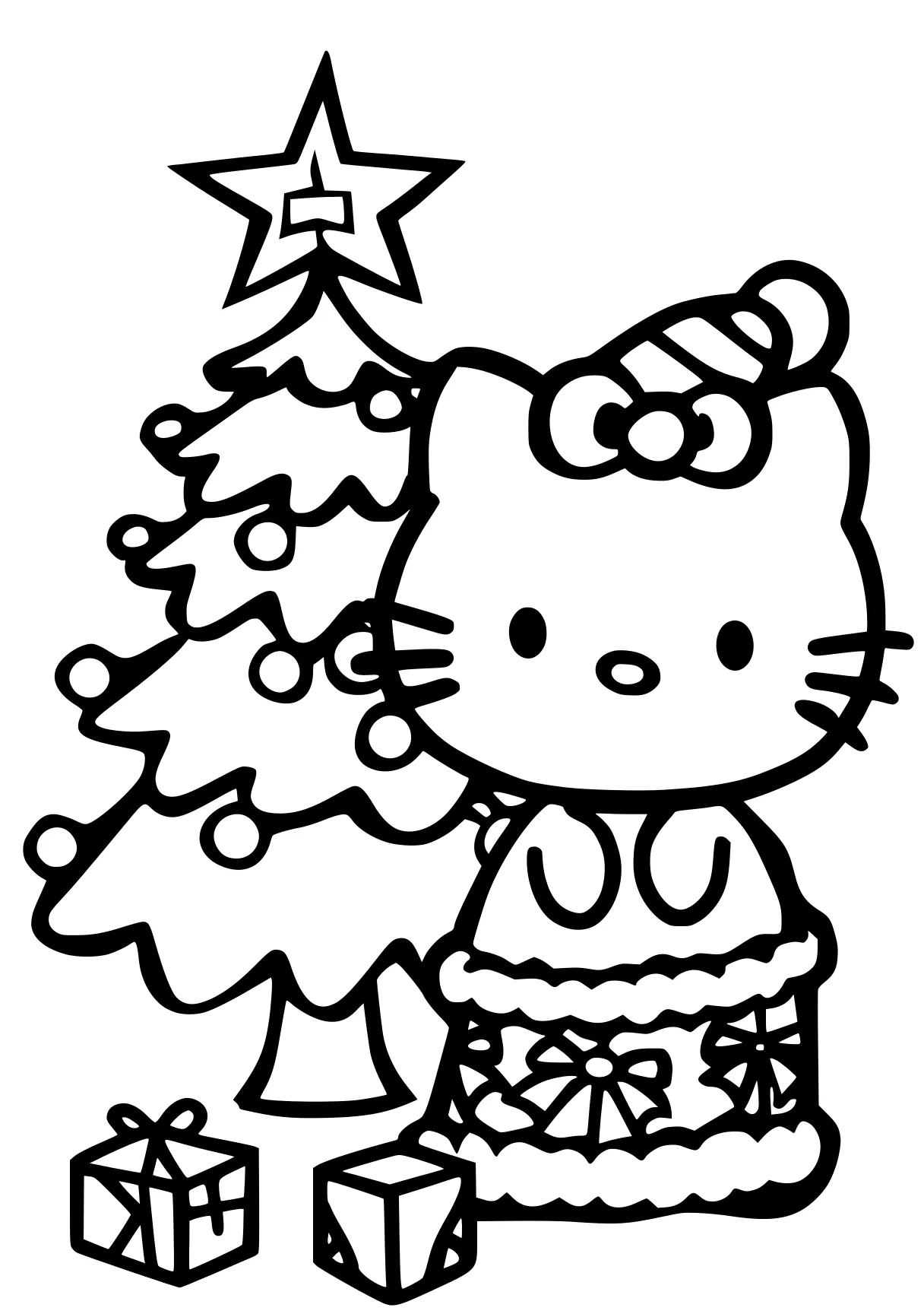 coloring pages printable hello kitty cinnamoroll, sanrio, merry, free page downloads