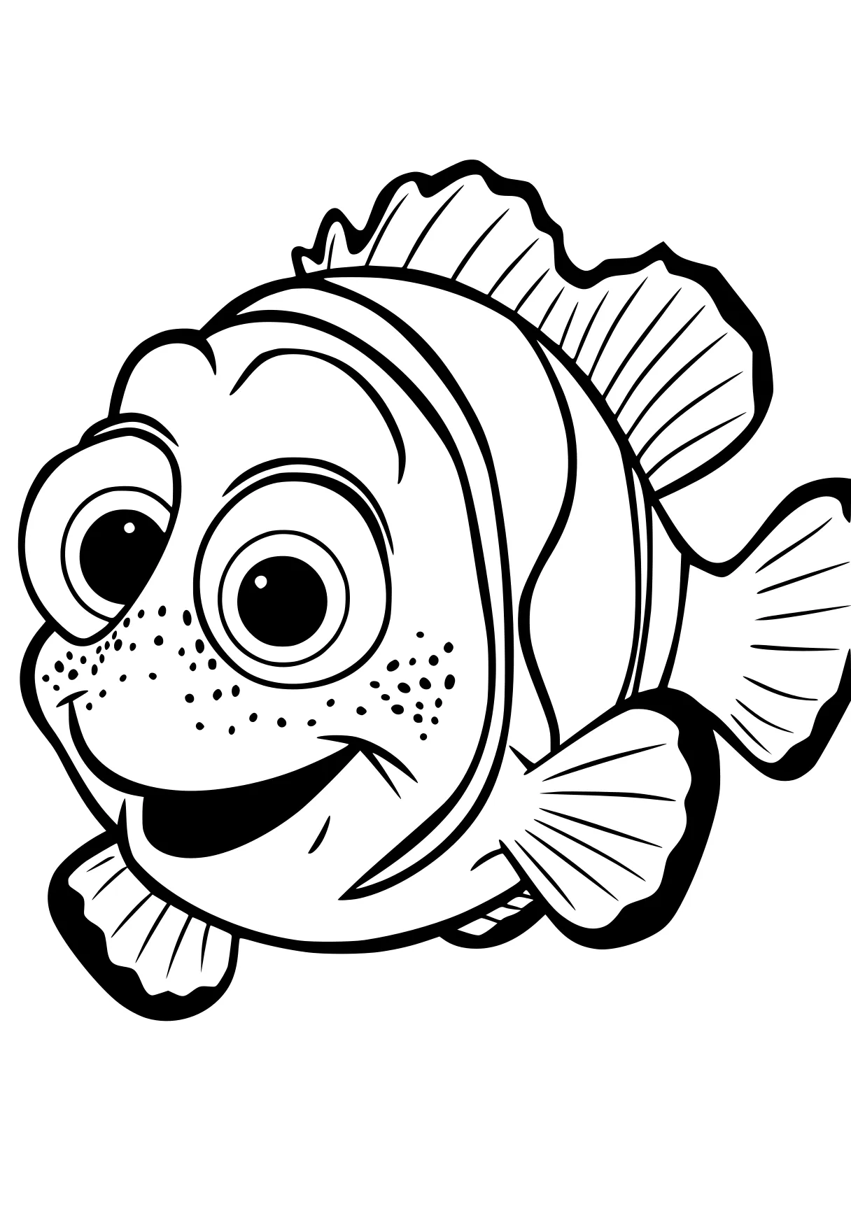 finding nemo coloring pages nemo, fish, dory, guppies, reef, free page downloads