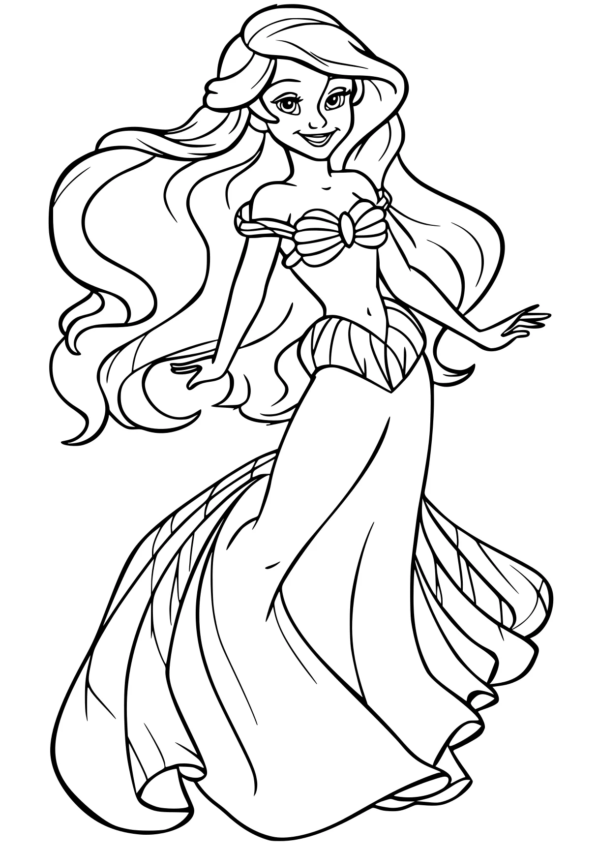 ariel coloring pages mermaid, rapunzel, ariel, rosalina, jasmine, free page downloads