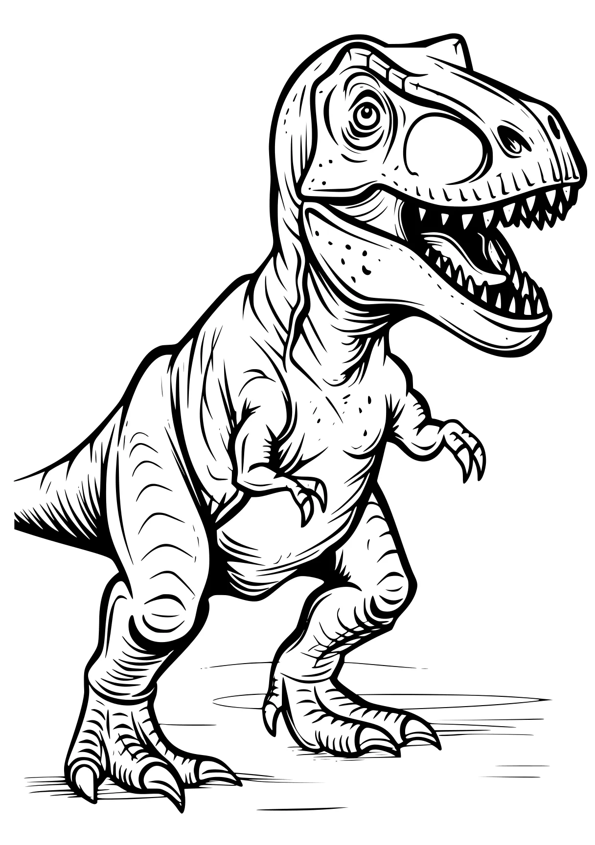 free dinosaur coloring pages trex, indoraptor, tyrannosaurus, t-rex, dino, page downloads