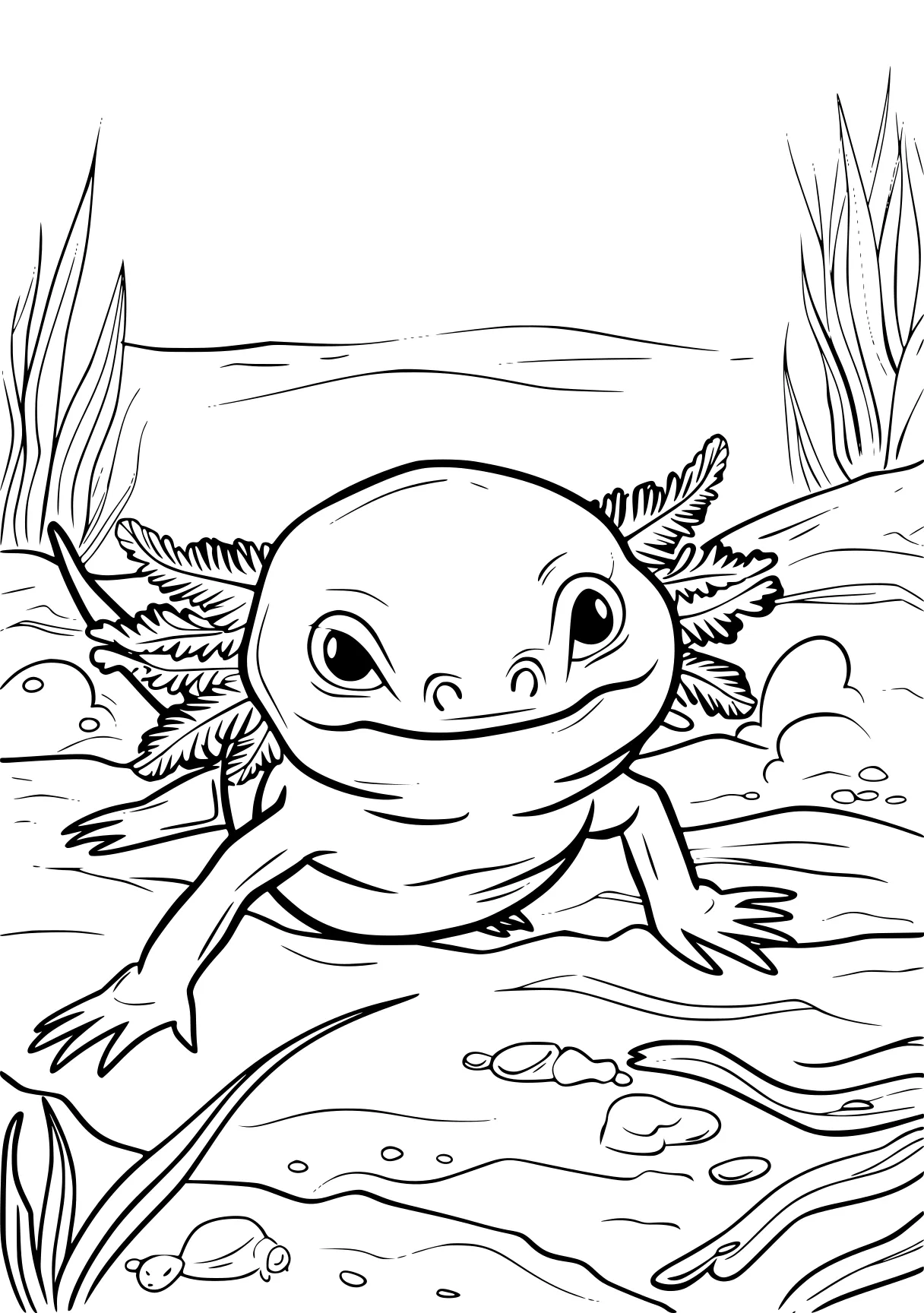 axolotl coloring page axolotl, frog, squirtle, gecko, turtle, free downloads