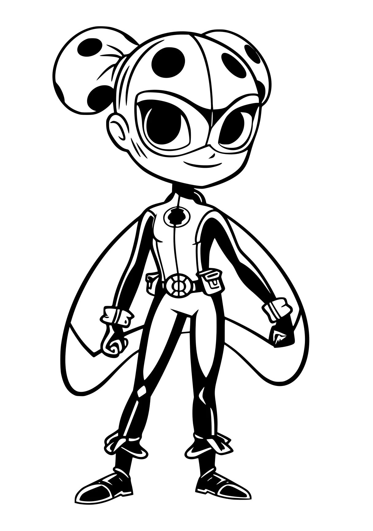 miraculous ladybug coloring page harley, mickey, ant, boboiboy, vampirina, free downloads