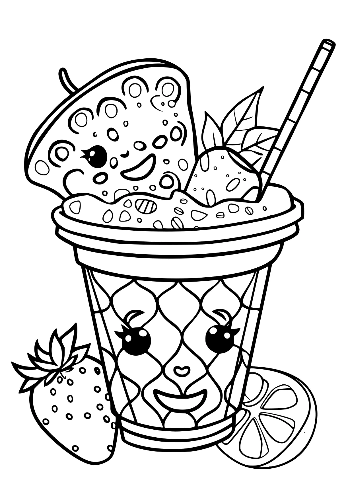 colouring pages cute, printables, illustrator, foods, free coloring page downloads