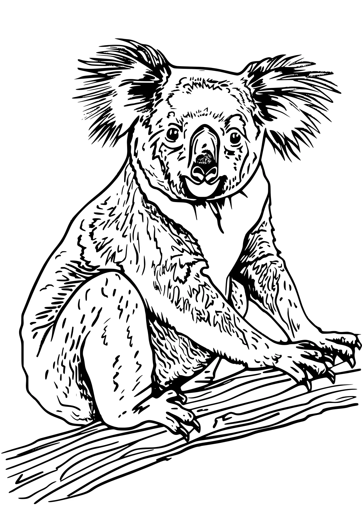 koala coloring pages koala, gorilla, sloth, bear, monkey, free page downloads