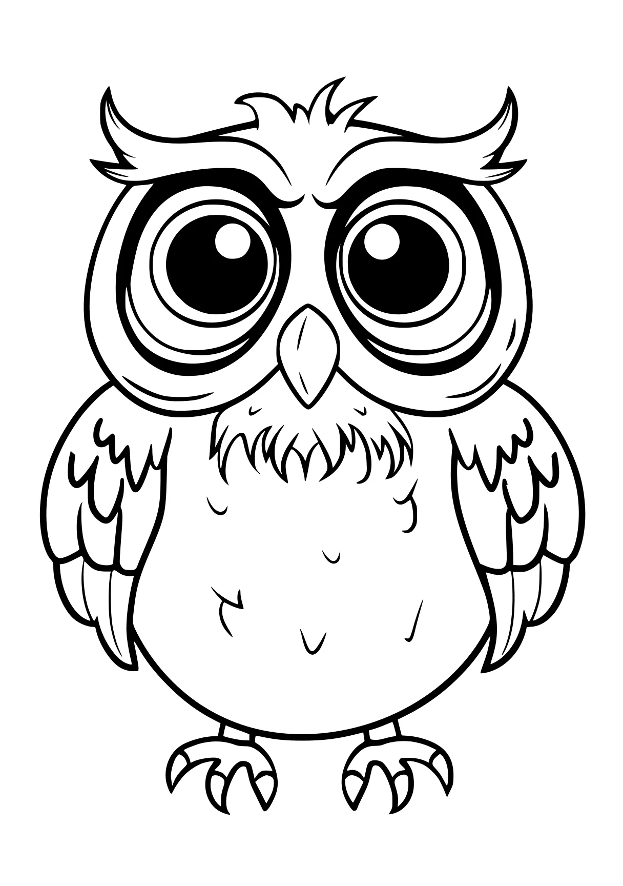 coloring worksheets owl, illustrator, bird, printables, free page downloads