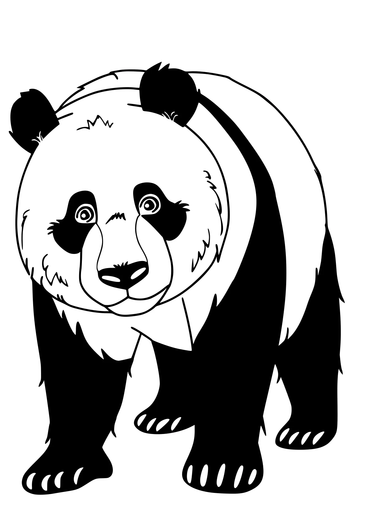 panda bear coloring pages panda, bear, wan, kung, banban, free page downloads