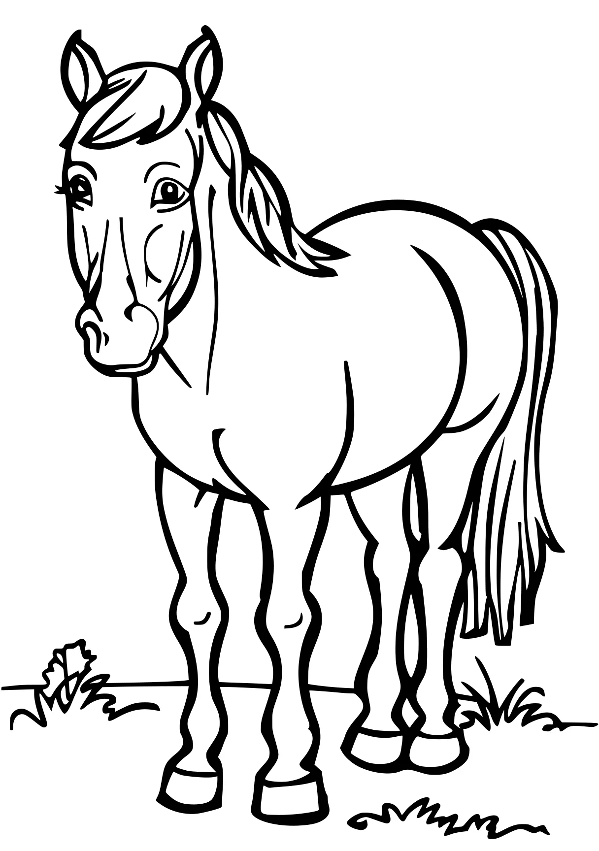 horse coloring pages horse, unicorn, pony, pegasus, cow, free page downloads