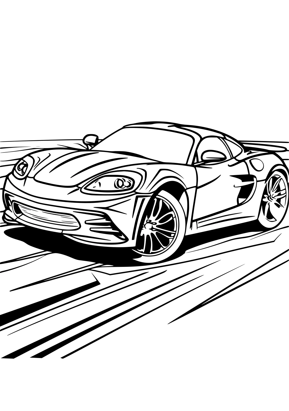 car coloring sheet cars, bugatti, race, car, speed, free page downloads