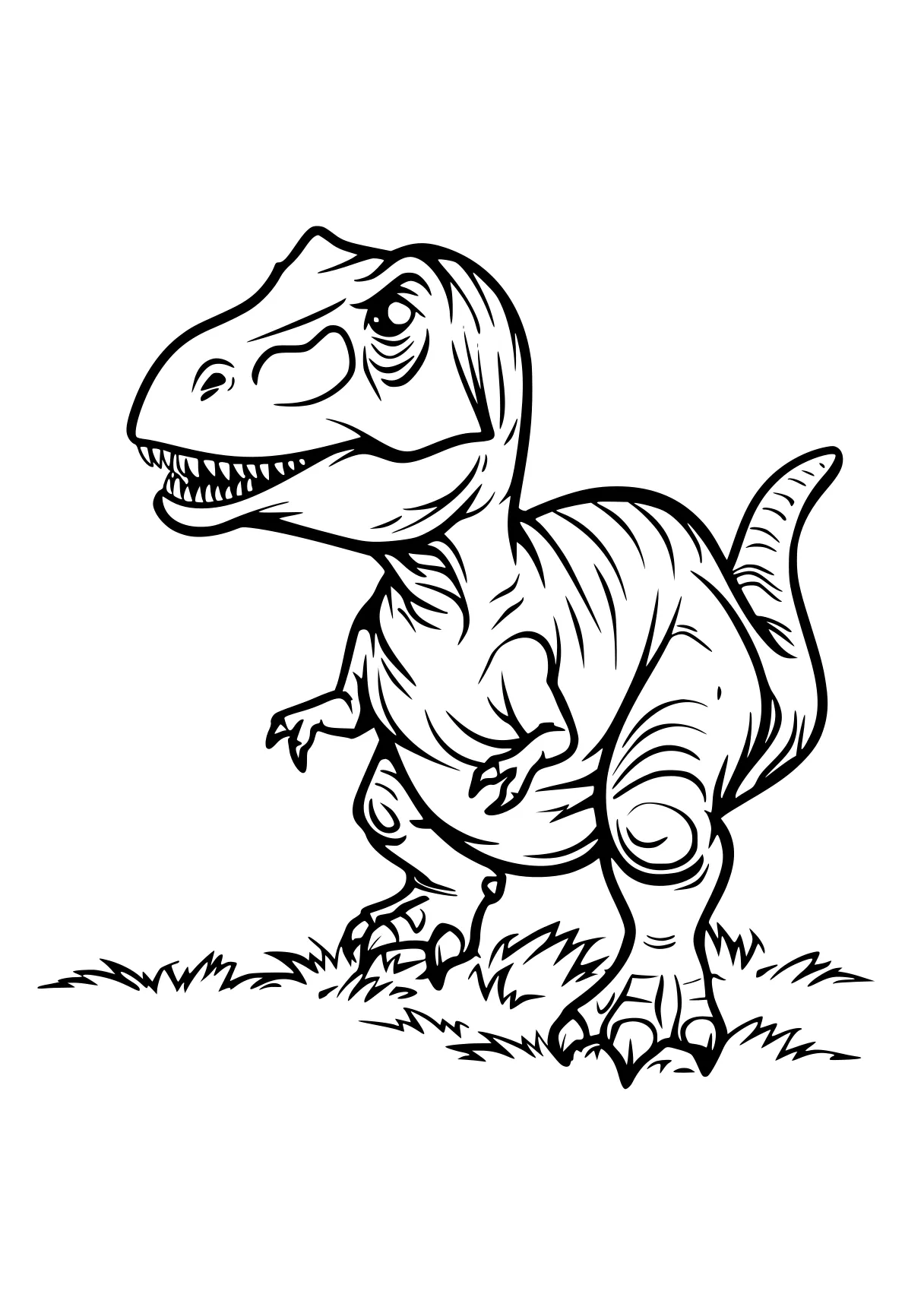 printable dinosaur coloring pages tyrannosaurus, trex, t-rex, indoraptor, dino, free page downloads