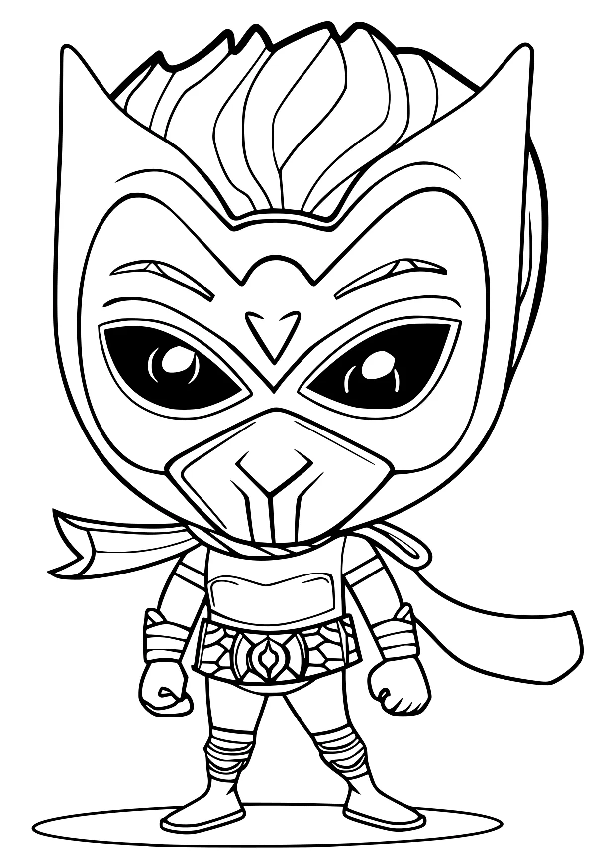 pj mask coloring page ultraman, groot, frieza, thor, chibi, free downloads