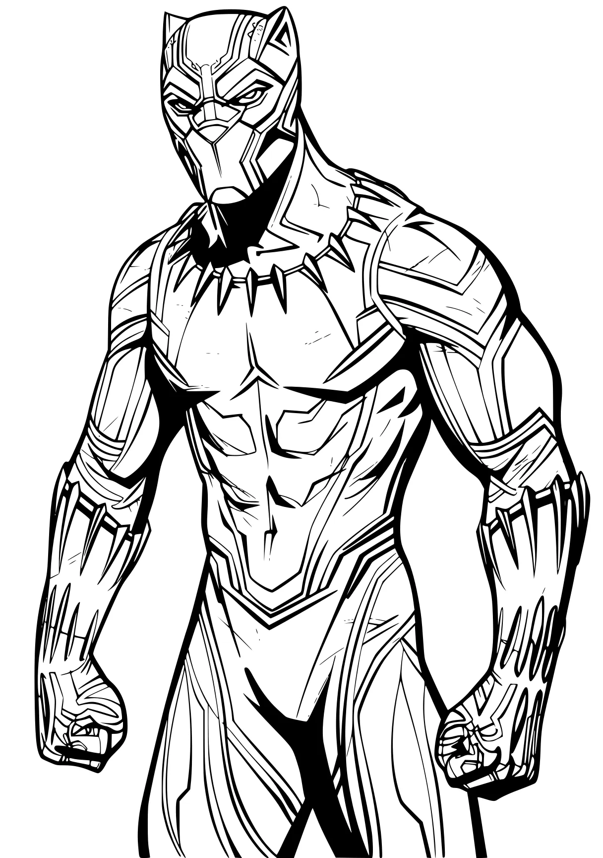 black panther coloring page ultraman, jiren, frieza, wolverine, iron, free downloads