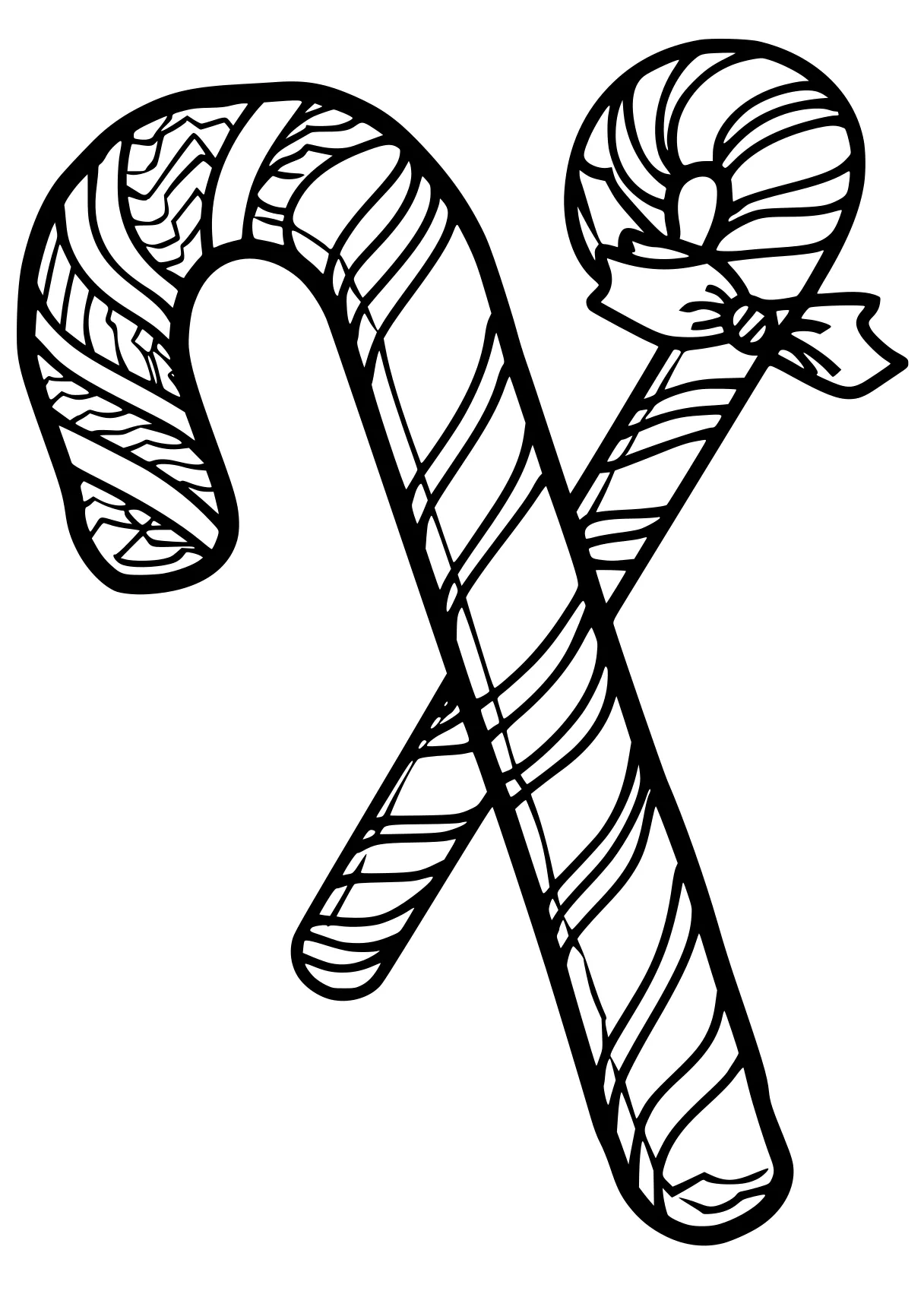 candy cane coloring page, pencils, wand, sword, free downloads