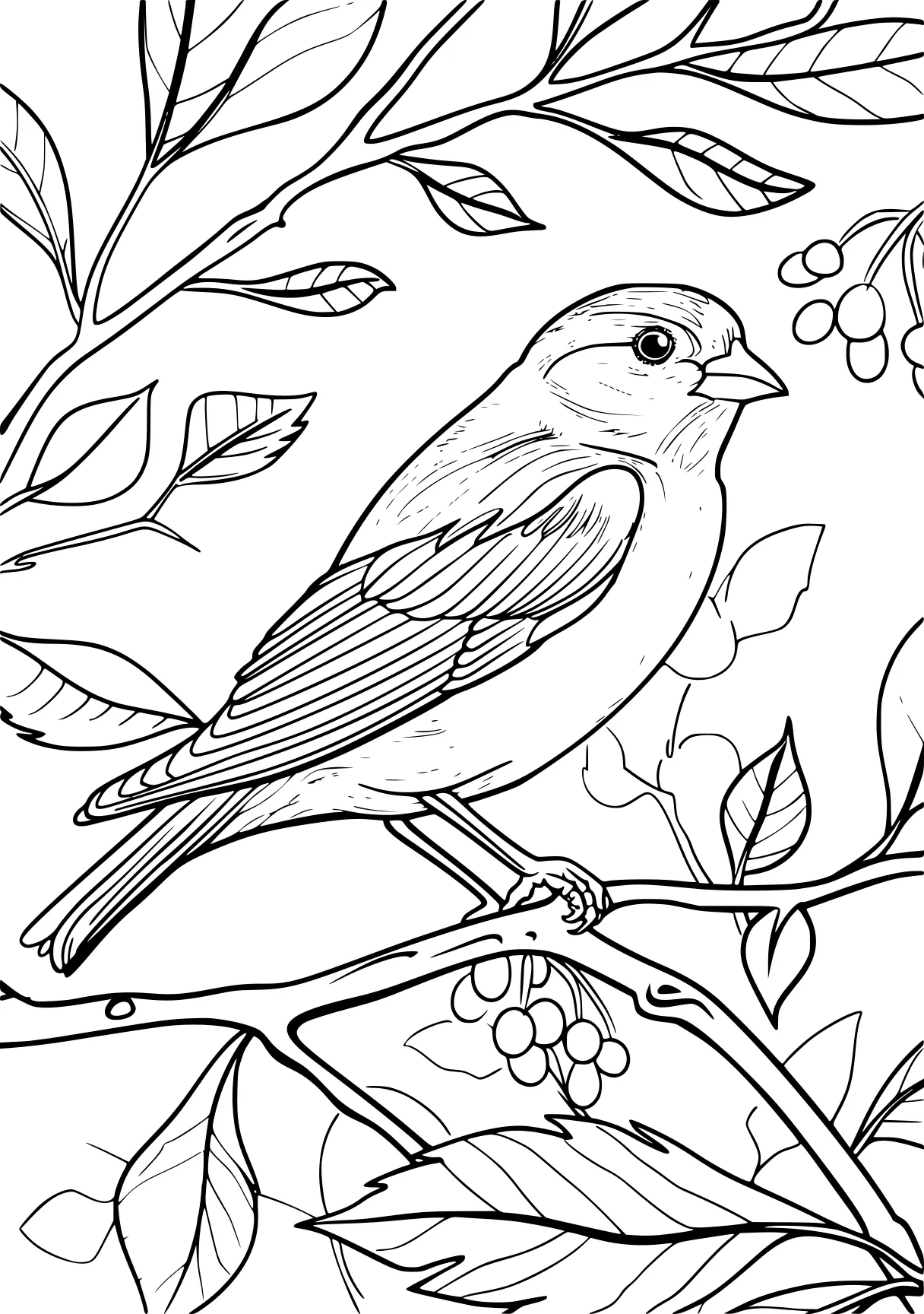 bird coloring pages, KIDS page for kids style of book, empty background, super thick black vector lines, and white, Black-and-white Bold Outlined Thick-lined Flat 2D, Simple, Clean, Cartoonish, Unfilled, Solid, Playful  shading shadow text fonts letters watermark words typography slogans strokes sketch signature gray grey dither dithering grayscale 70:99