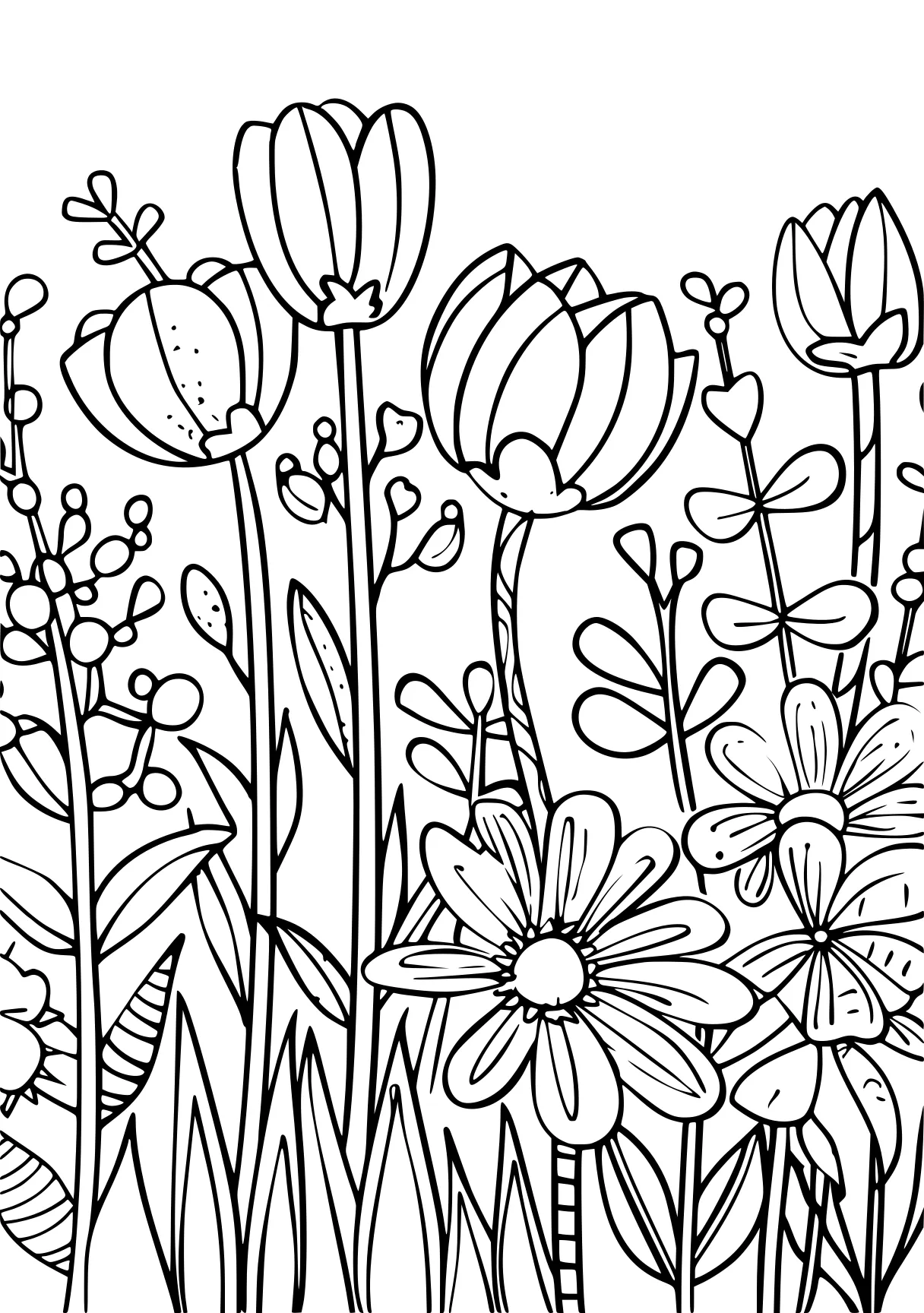 spring coloring, colouring, zentangle, coloring, free page downloads