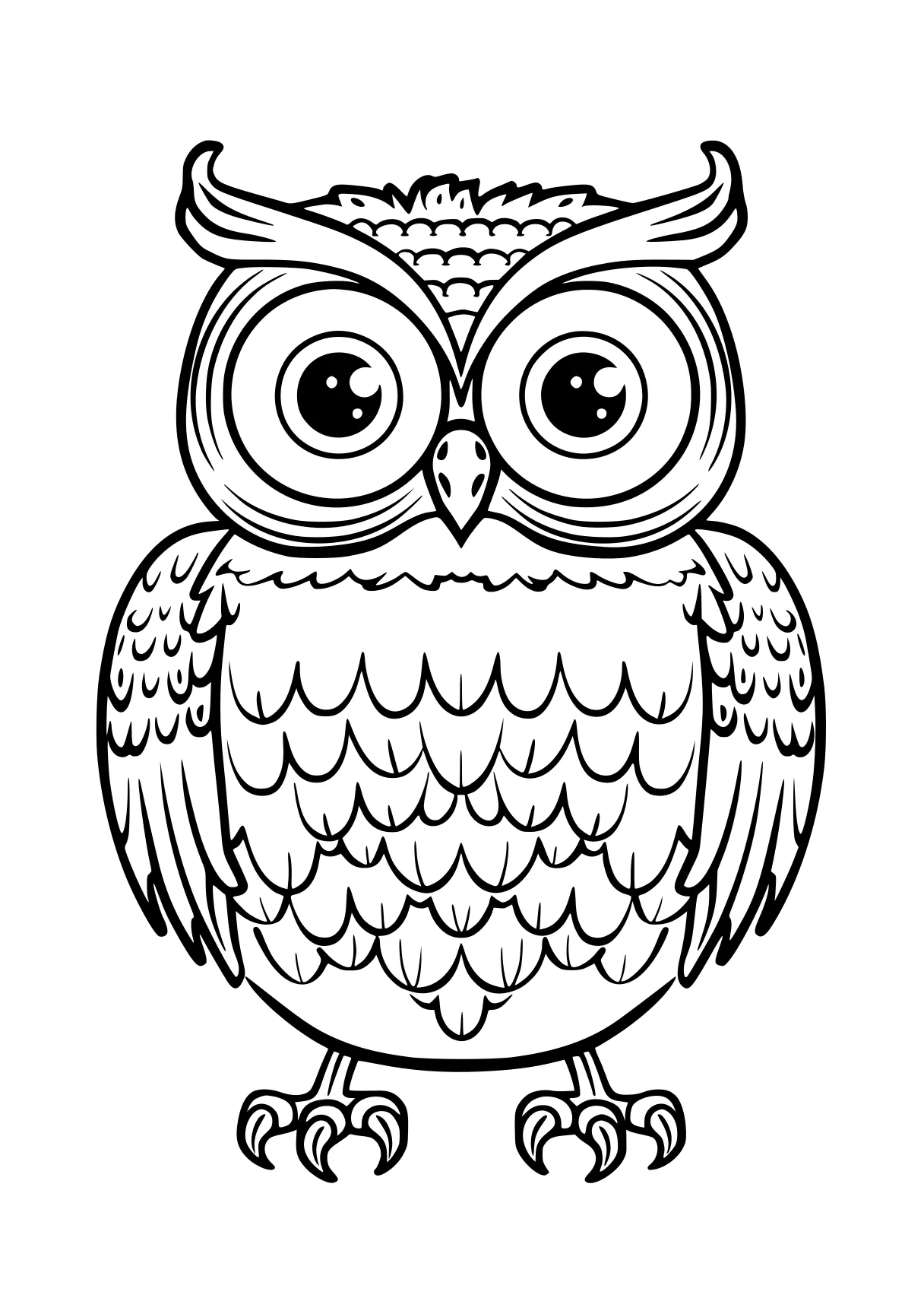 cool coloring pages owl, illustrator, eagle, free page downloads