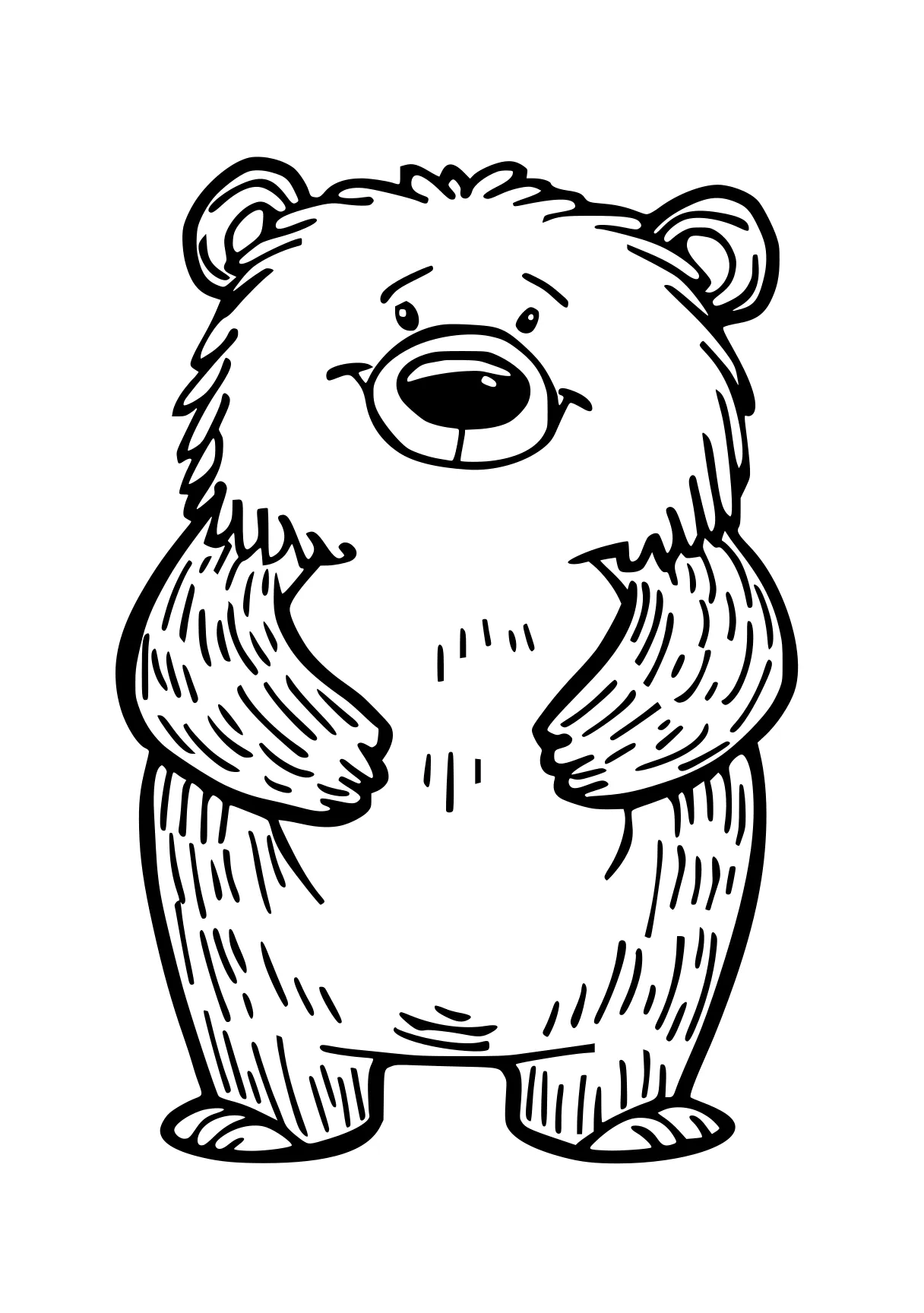 huggy wuggy color page bear, bears, winnie, koala, teddy, free coloring downloads