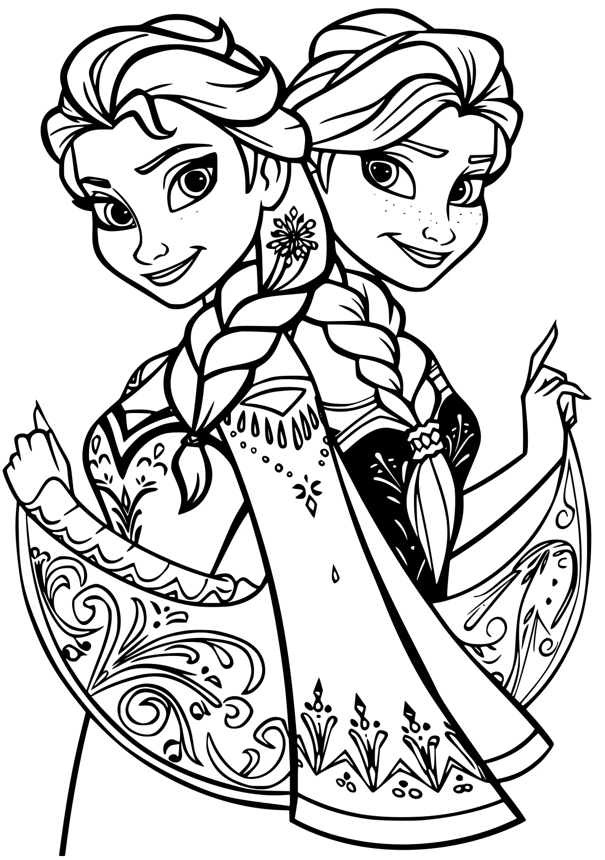 elsa and anna coloring pages lilo, printables, tangled, printable, free page downloads