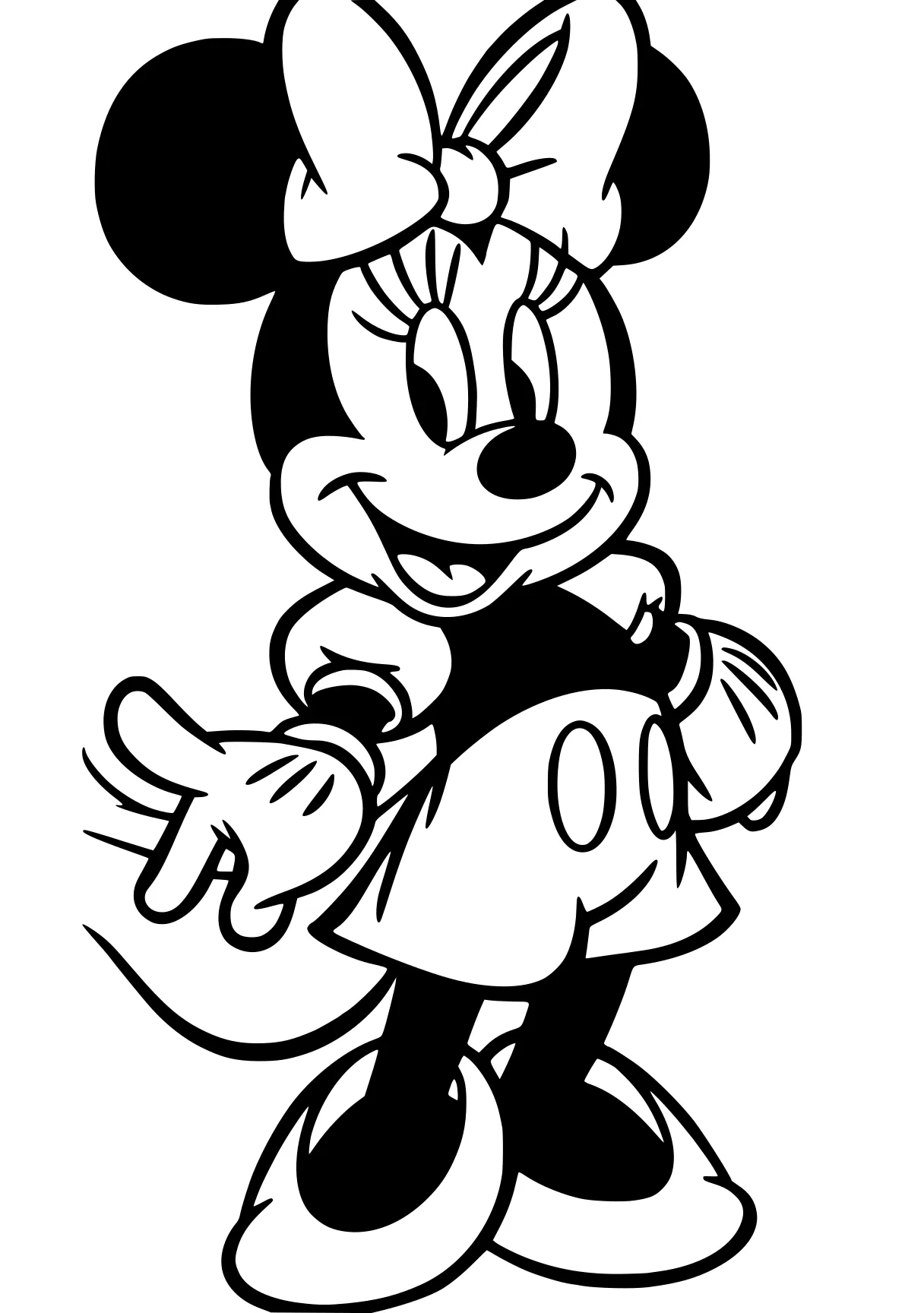 minnie coloring page mickey, minnie, mouse, disney, goofy, free downloads