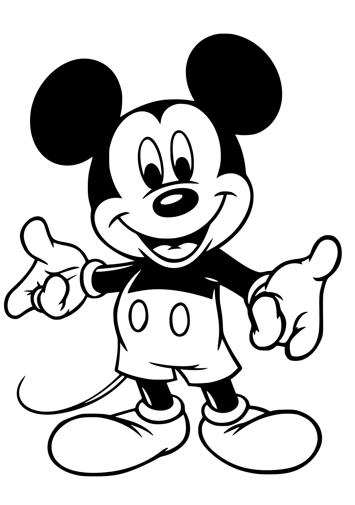 coloring pages printable disney mickey, mouse, minnie, disney, disneyland, free page downloads