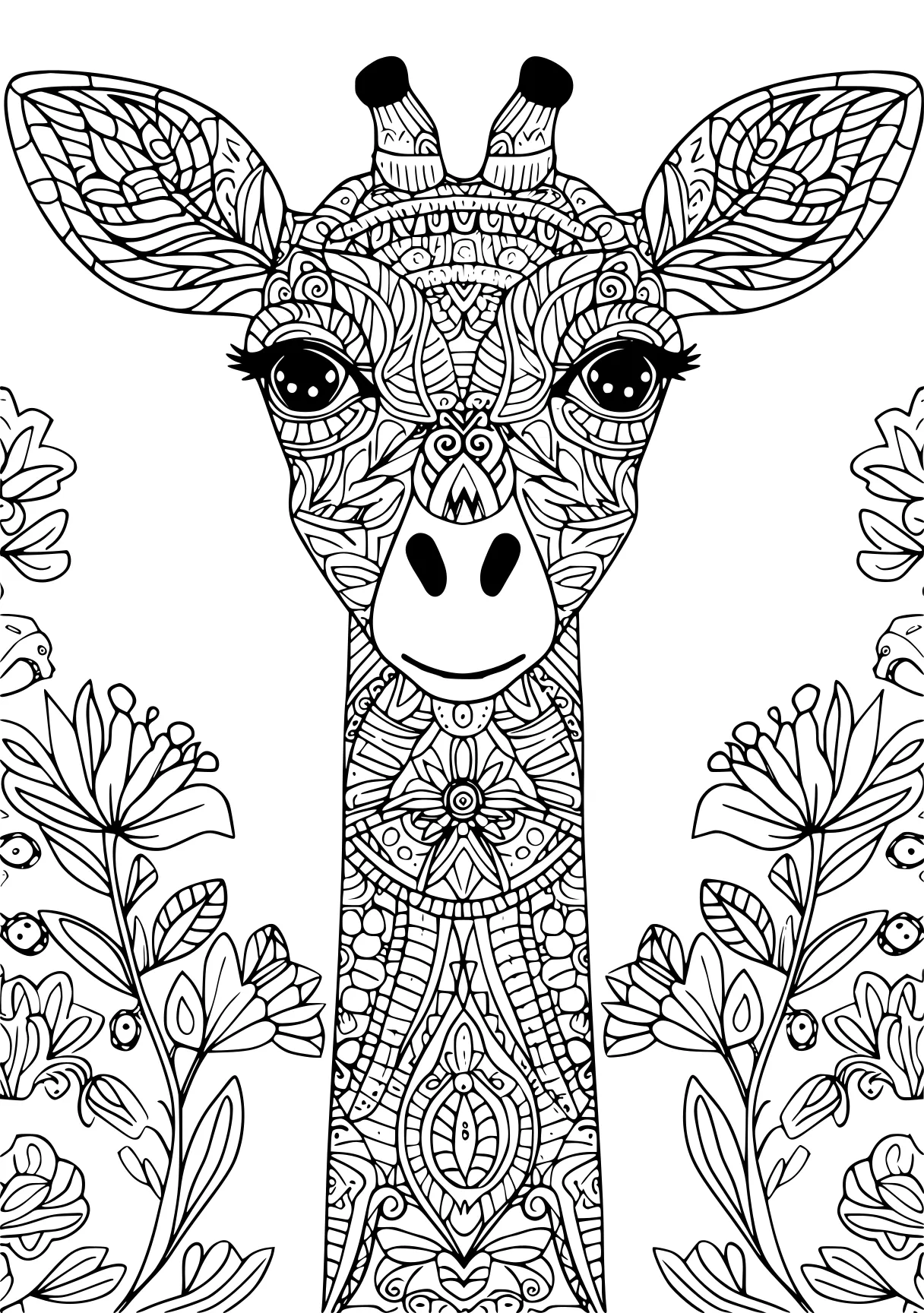 lisa frank coloring pages deer, zentangle, giraffe, free page downloads