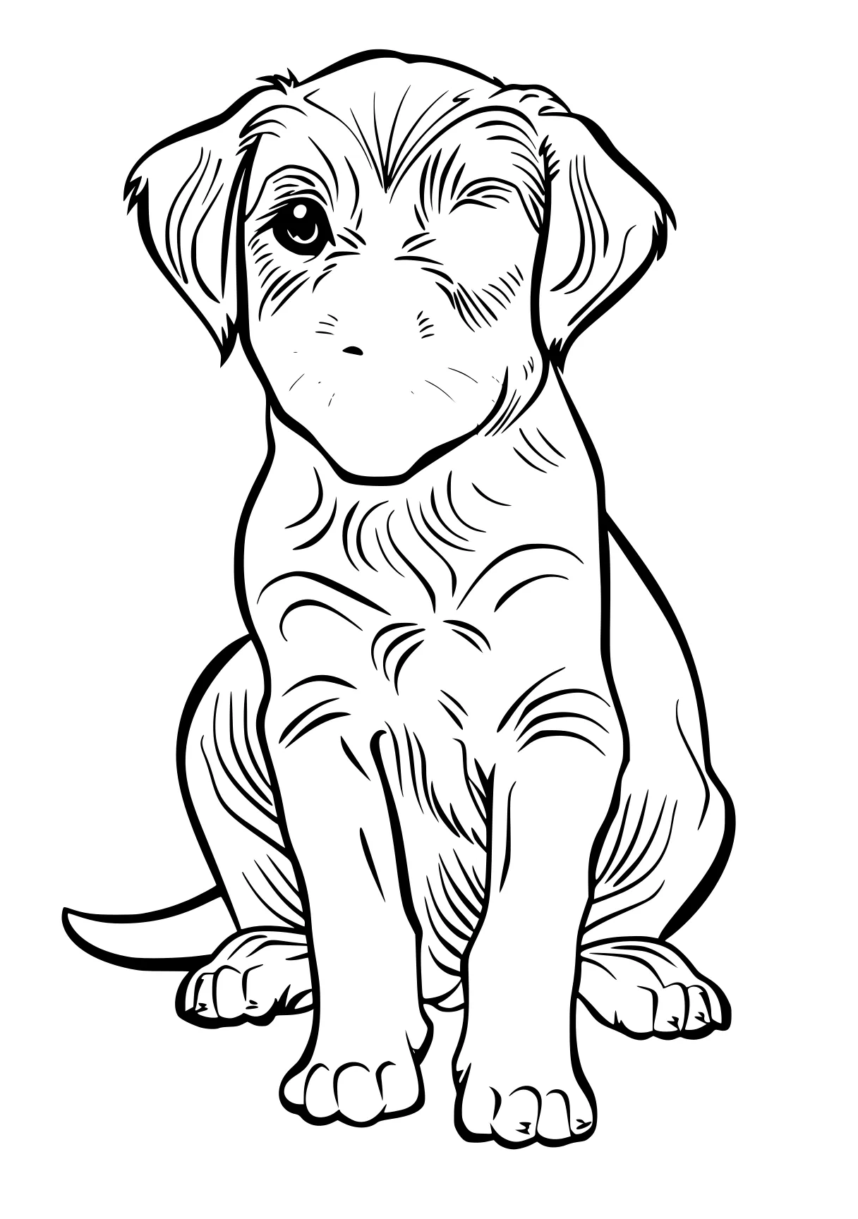 puppy coloring sheet puppy, pug, retriever, bulldog, dog, free page downloads