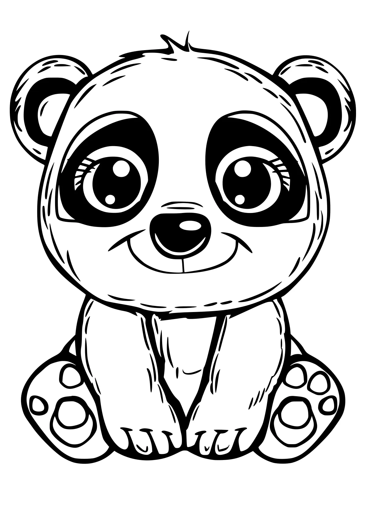 coloring pages for animals panda, raccoon, racoon, fazbear, koala, free page downloads