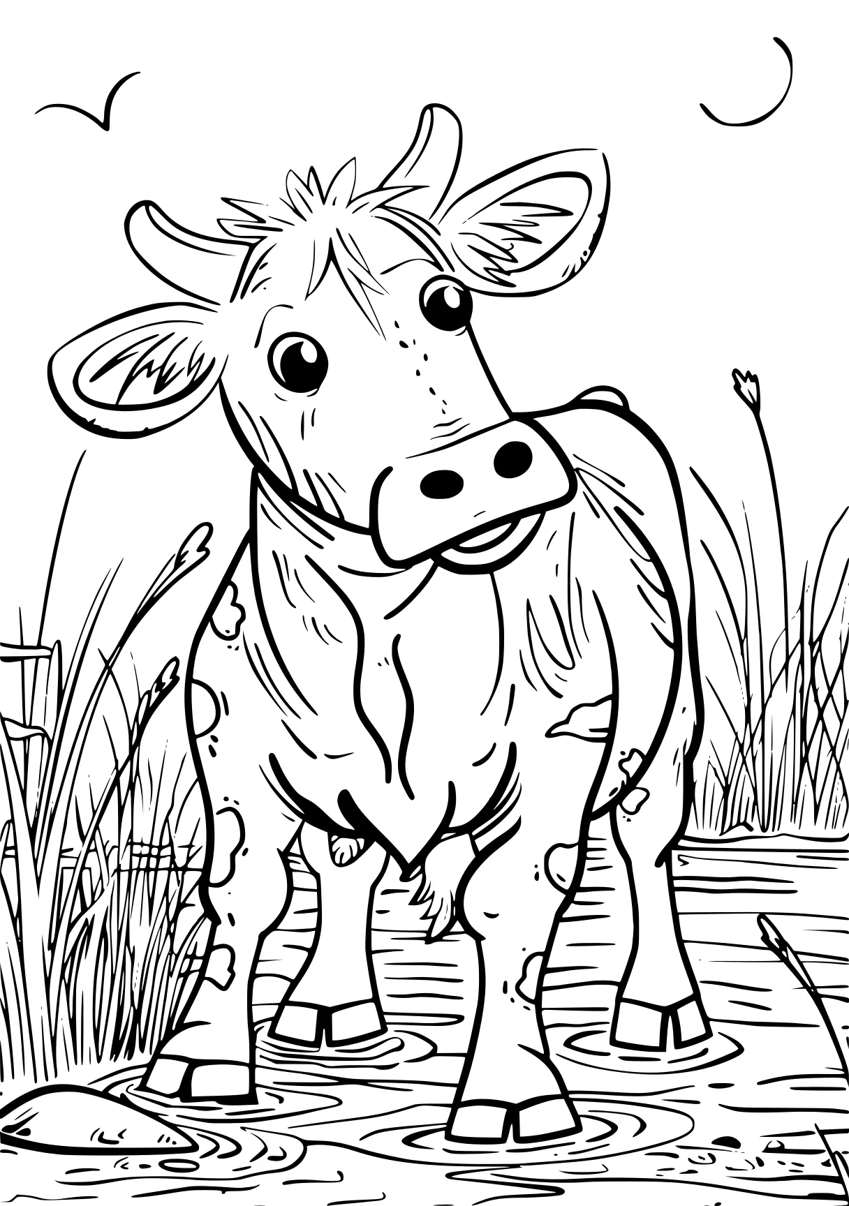 cow coloring pages cow, farm, pig, free page downloads