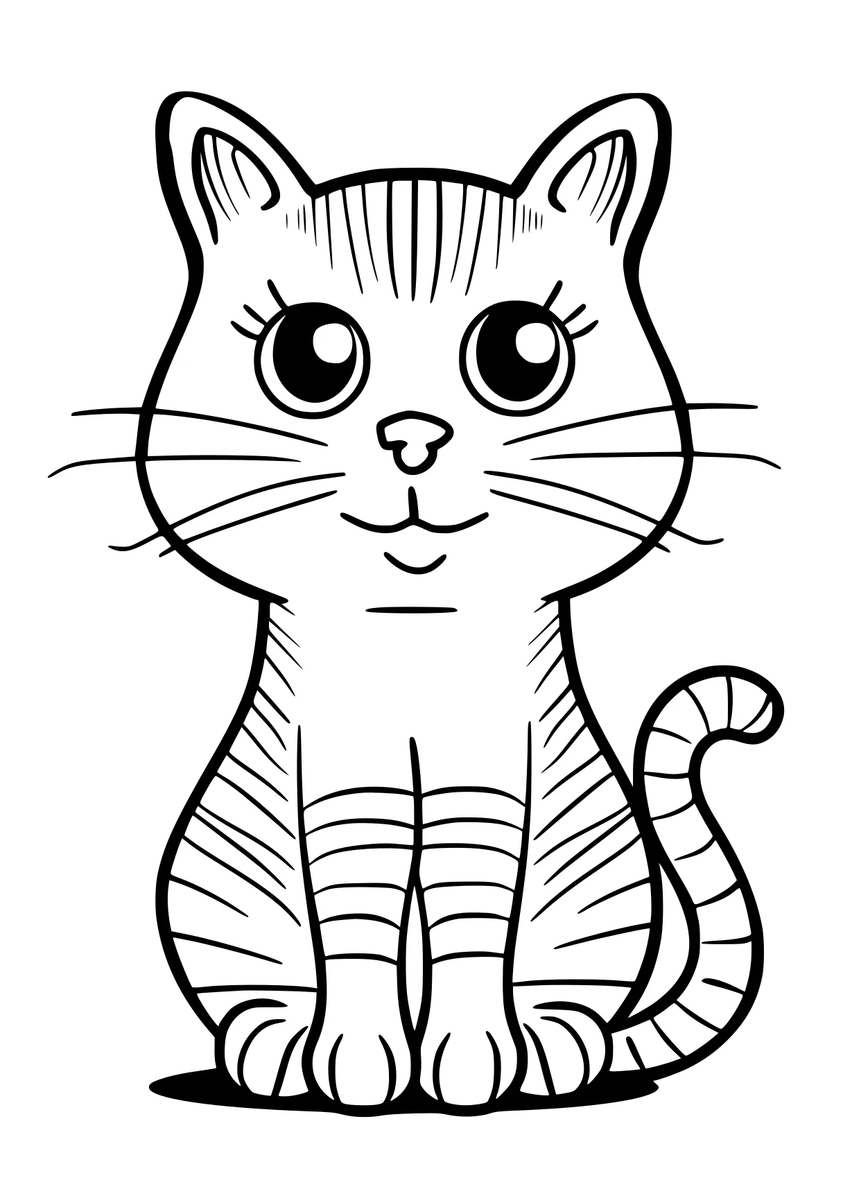 cute coloring pictures cat, kitty, caticorn, illustrator, free page downloads