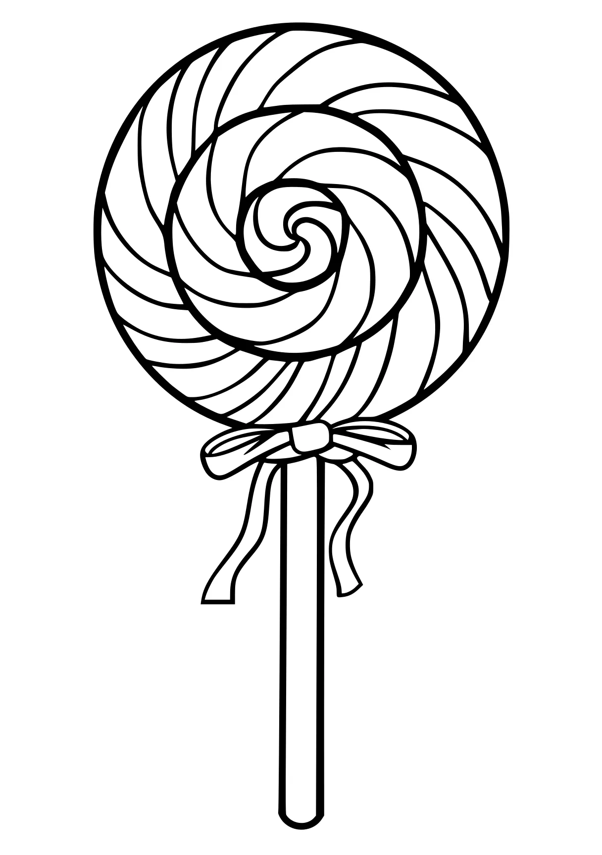 candy coloring page lollipop, flower, ornament, rooster, free downloads