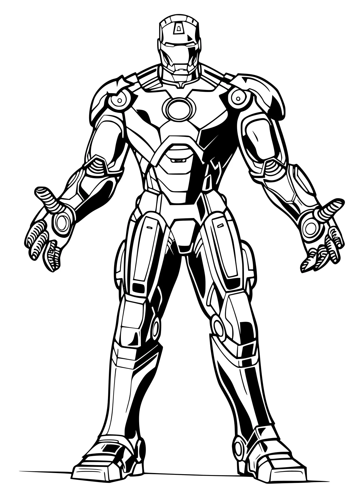 avenger coloring pages iron, ultraman, hulkbuster, robot, silver, free page downloads